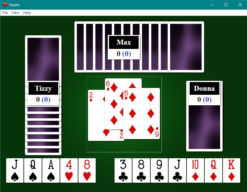 Hearts Card Game ! screenshot