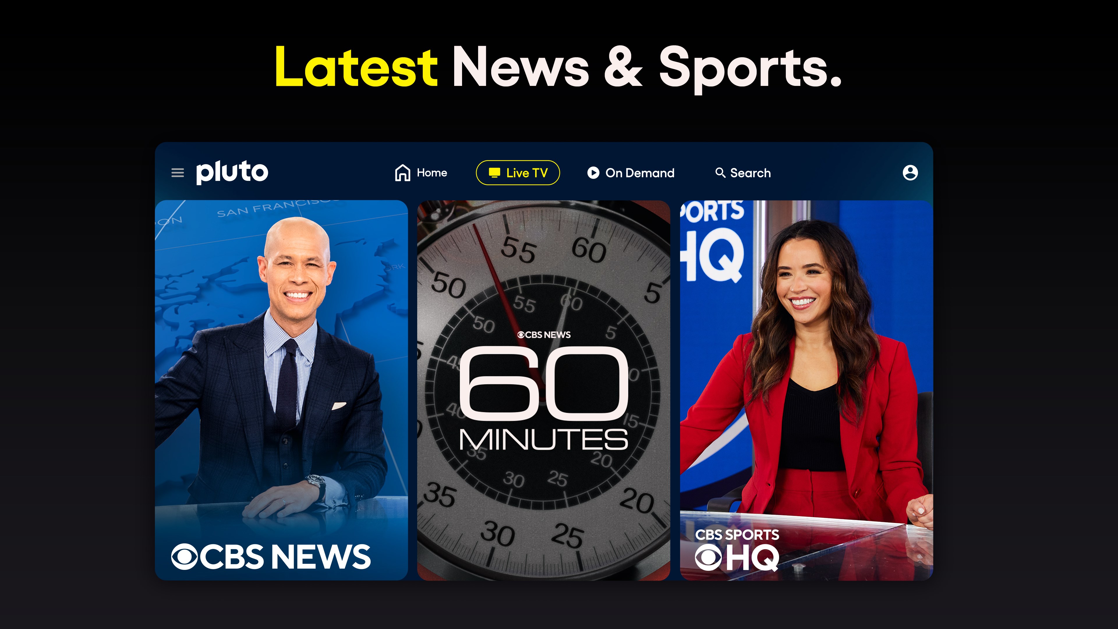 Pluto TV screenshot