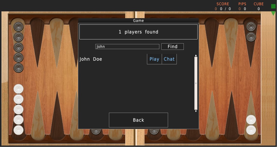 Captura de pantalla de Backgammon Reloaded
