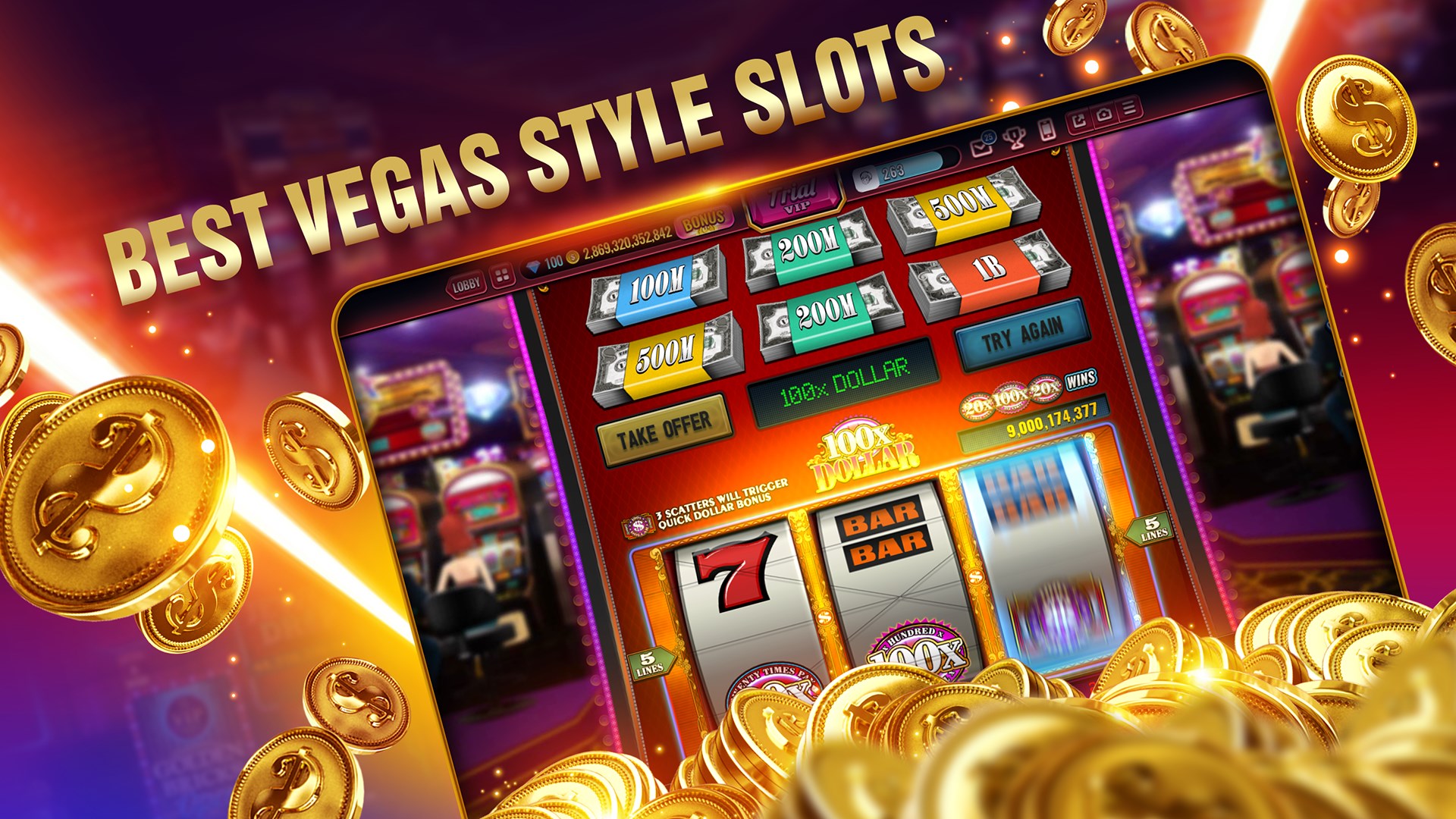 Captura de pantalla de Vegas Live Slots