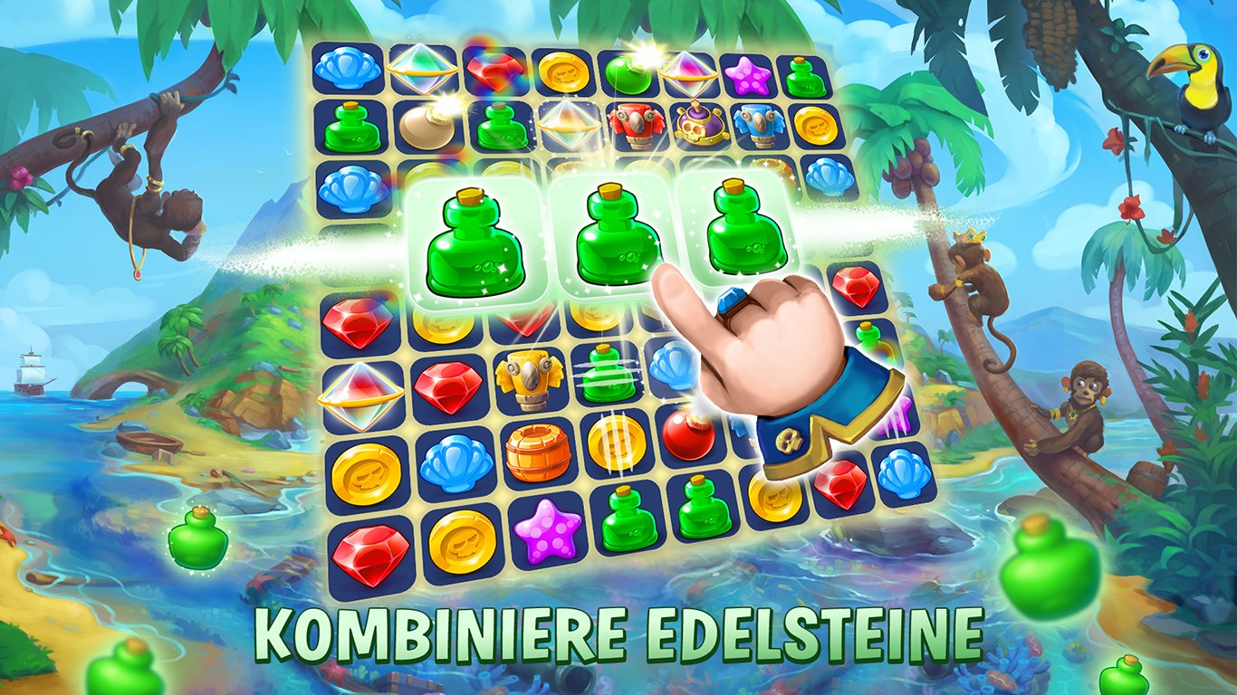 Pirates & Pearls: Kombiniere, baue & entwirf Screenshot
