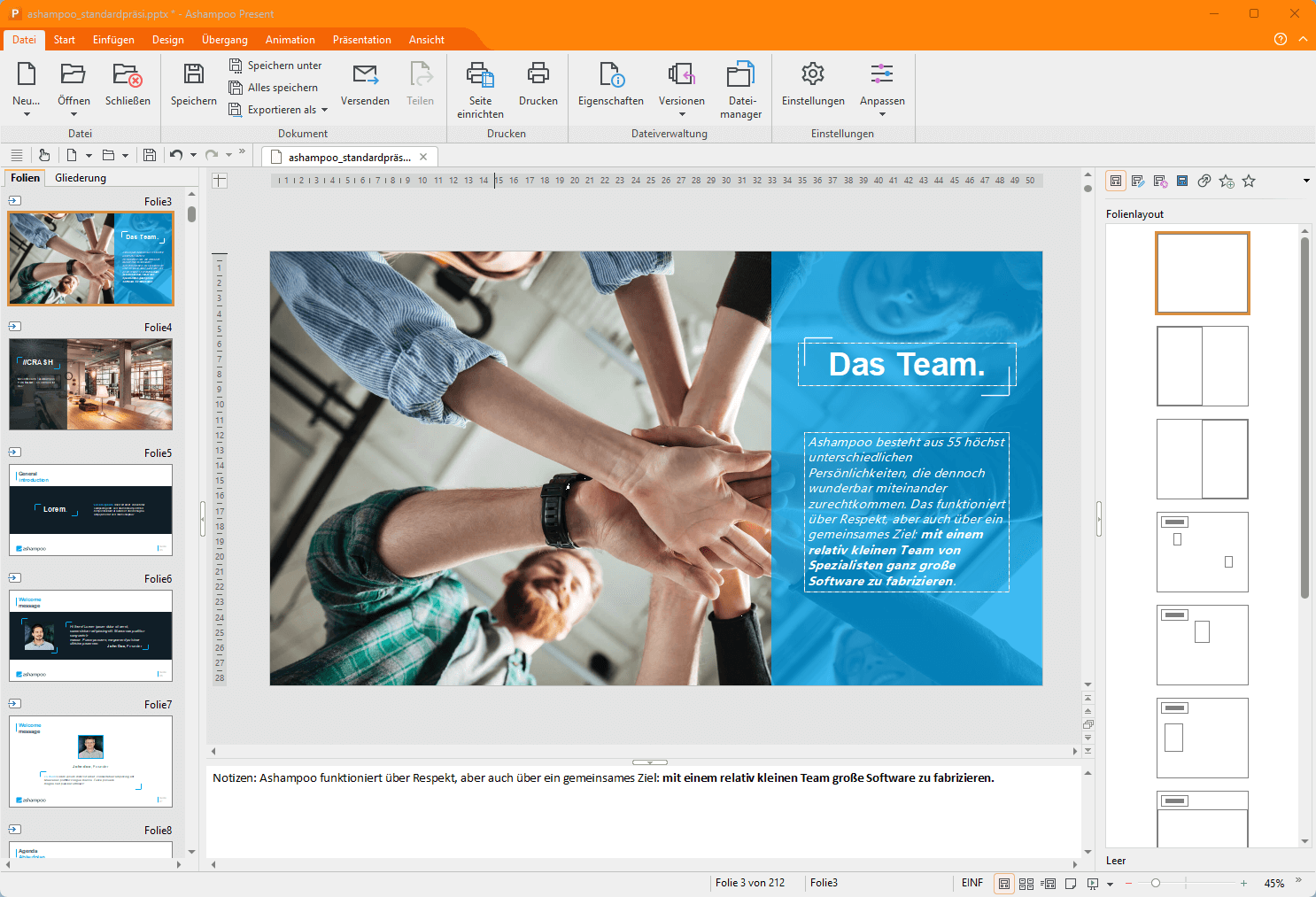 Ashampoo Office 9 Screenshot