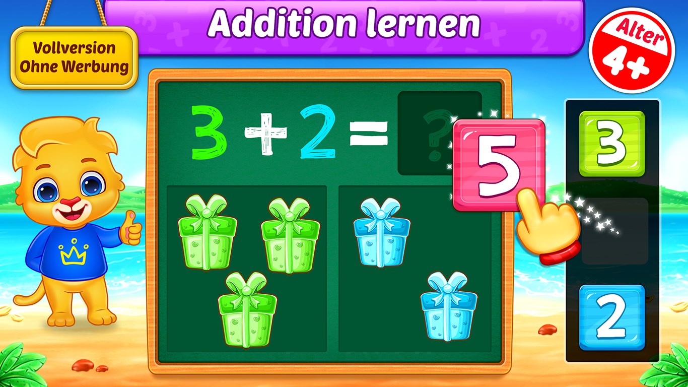 Mathe-Spiele für Kinder: Addition & Subtraktion Screenshot