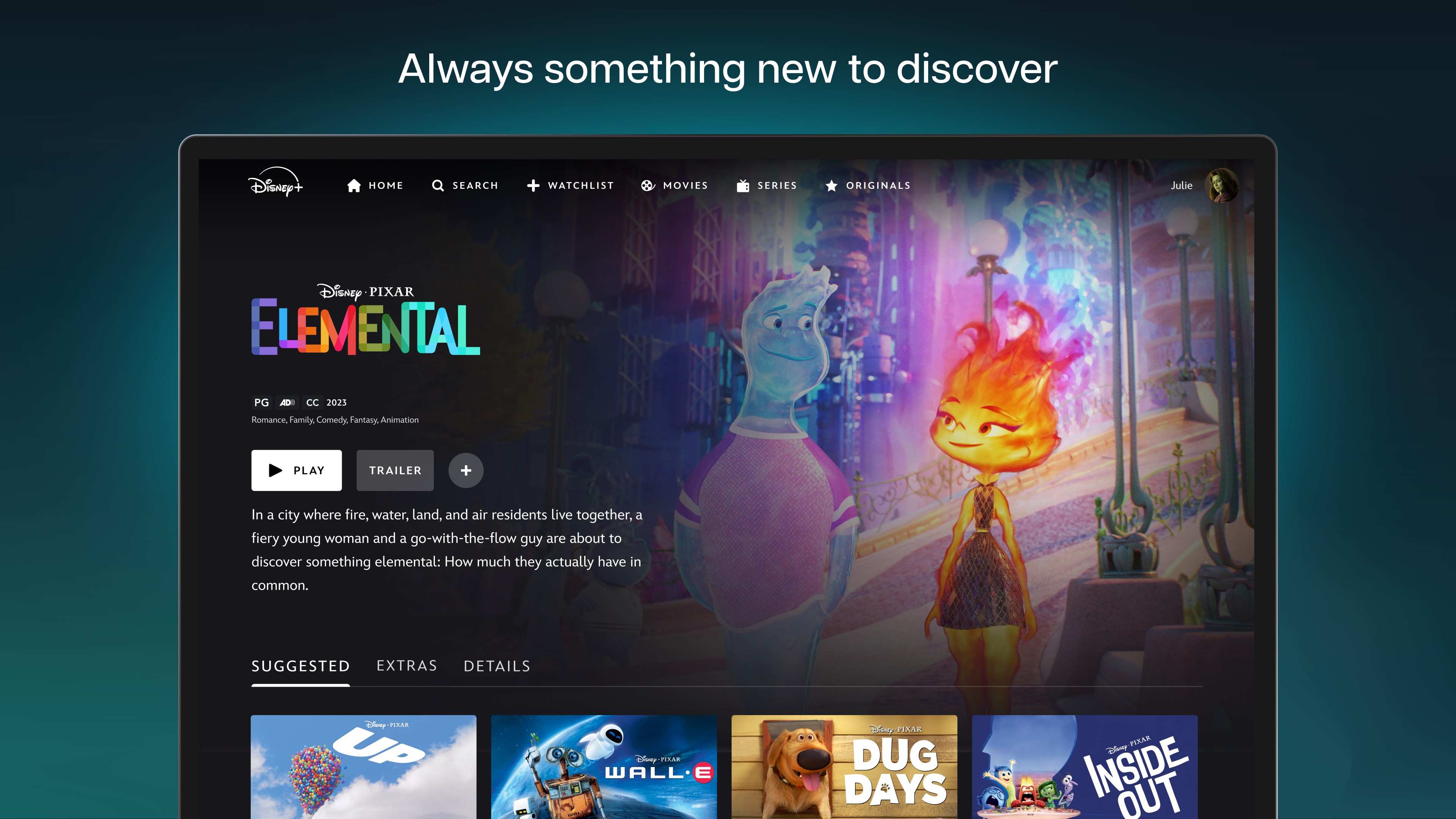Disney+ screenshot