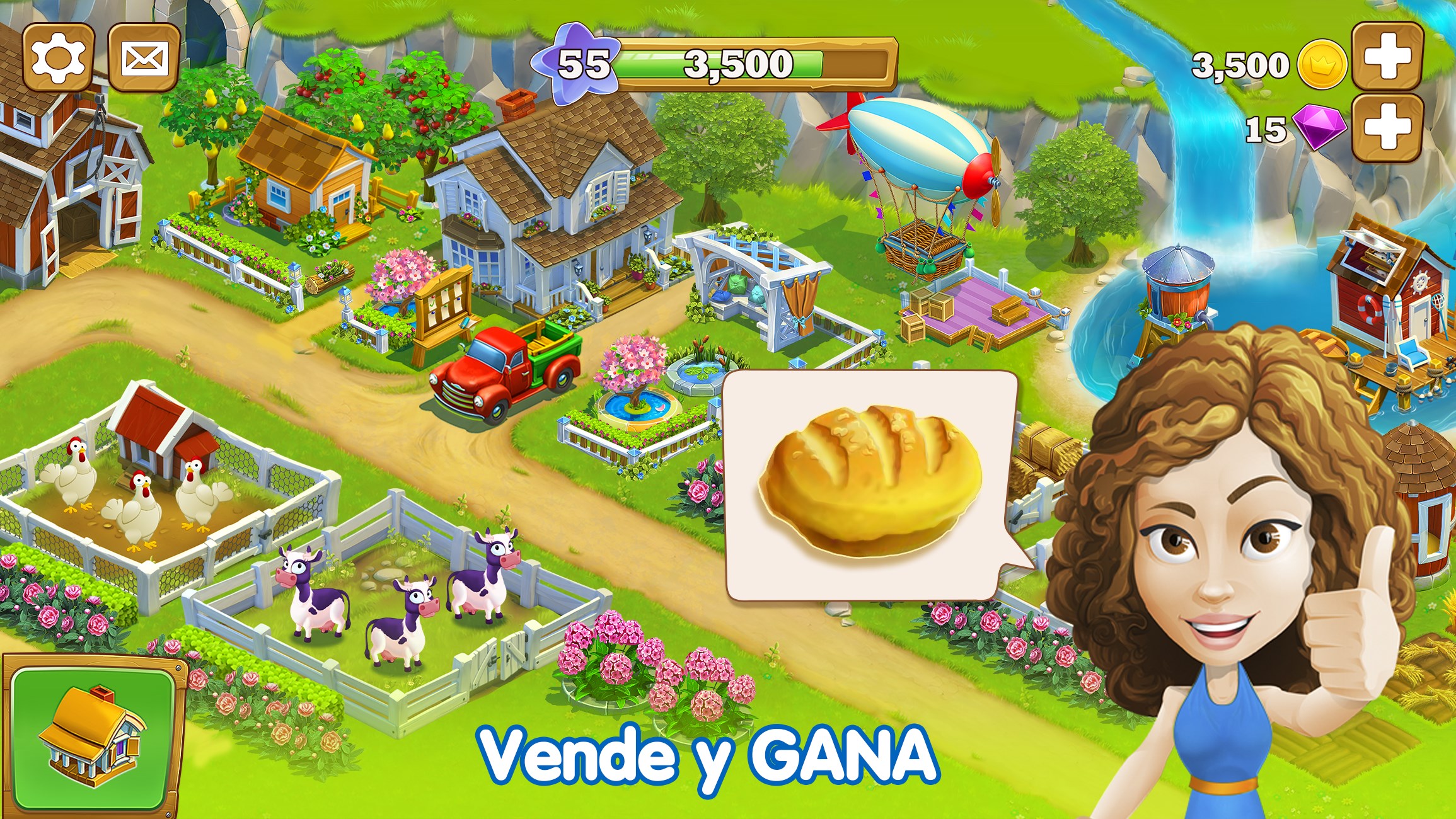 Captura de pantalla de Golden Farm
