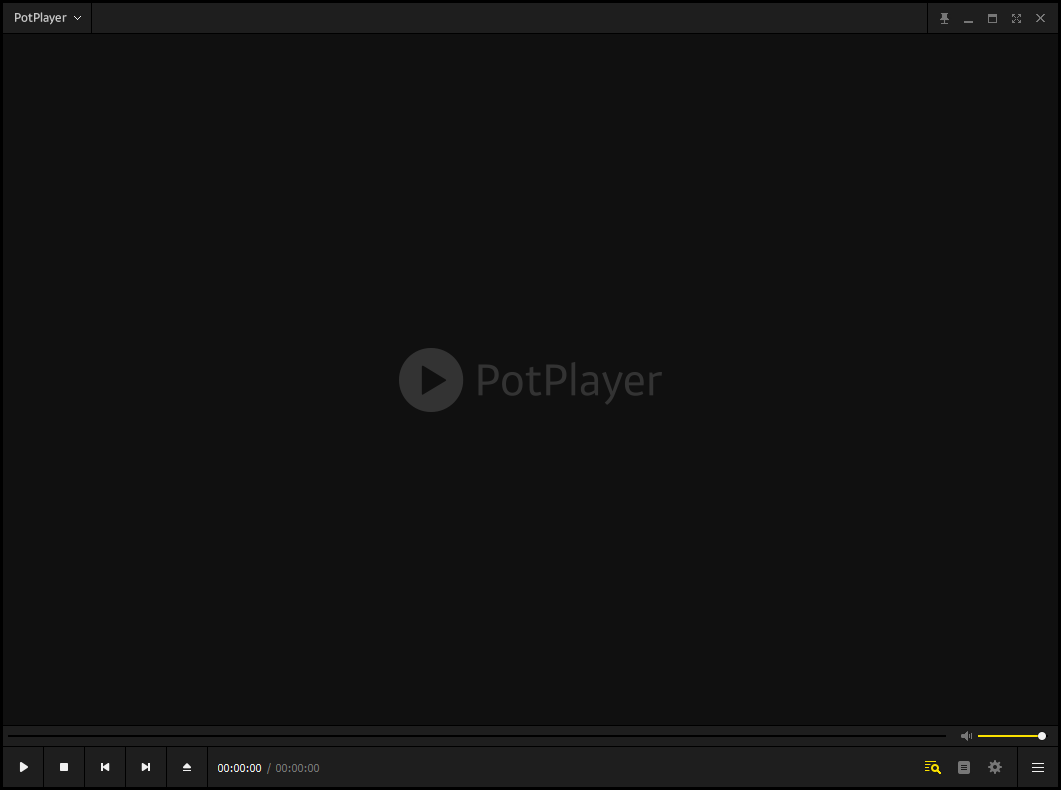 Captura de pantalla de PotPlayer