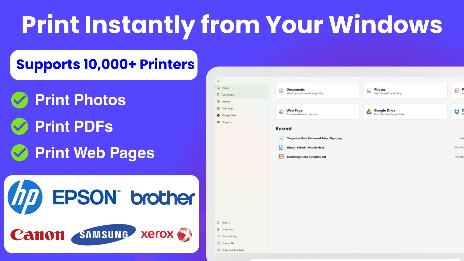 Captura de pantalla de Smart Printer: Printer App