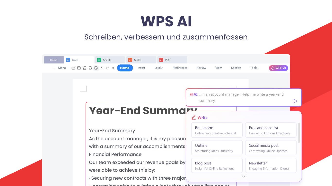 WPS Office Suite - PDF, Docs, Spreadsheet, Slide View & Edit Screenshot