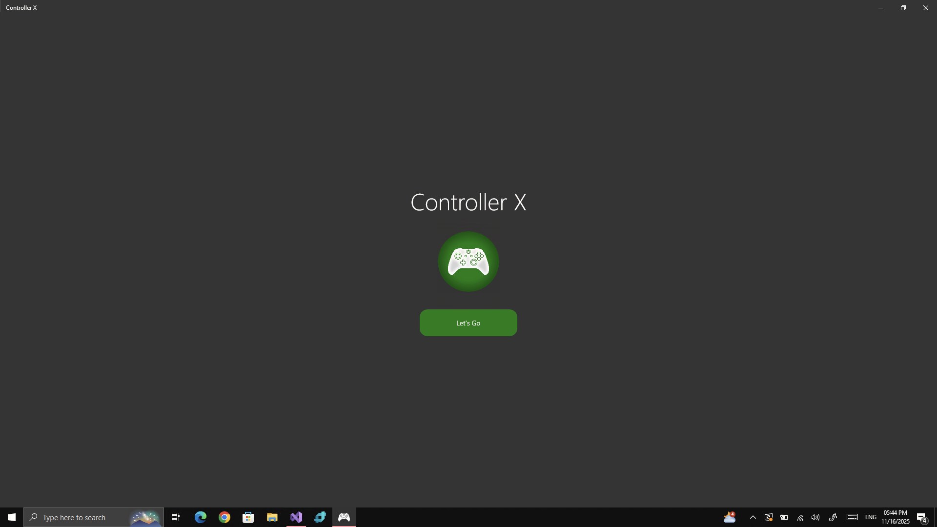Captura de pantalla de Controller X