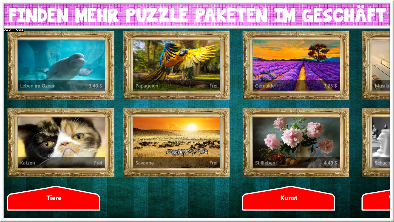 Puzzle Galerie Screenshot
