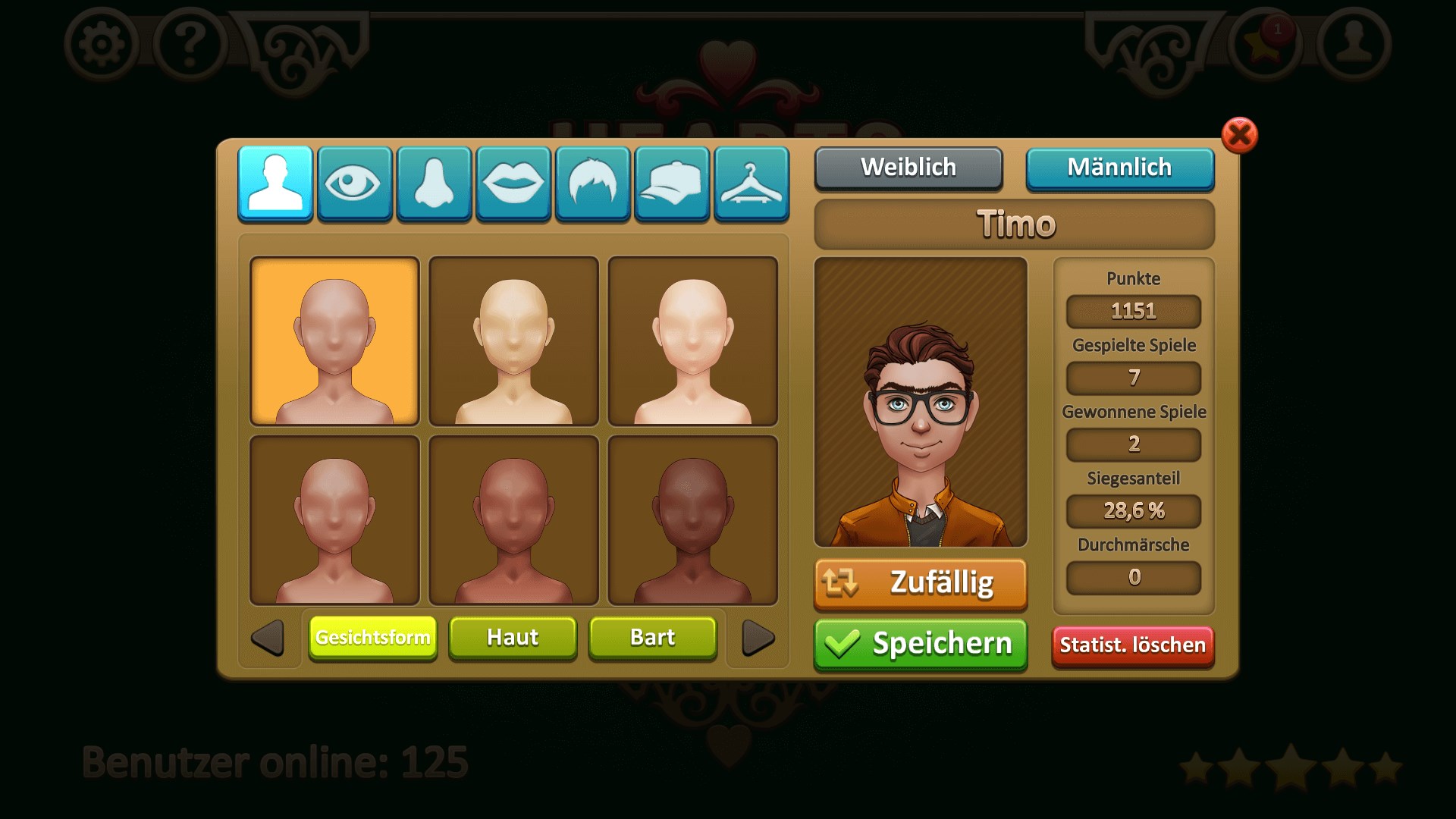 Hearts Online Screenshot