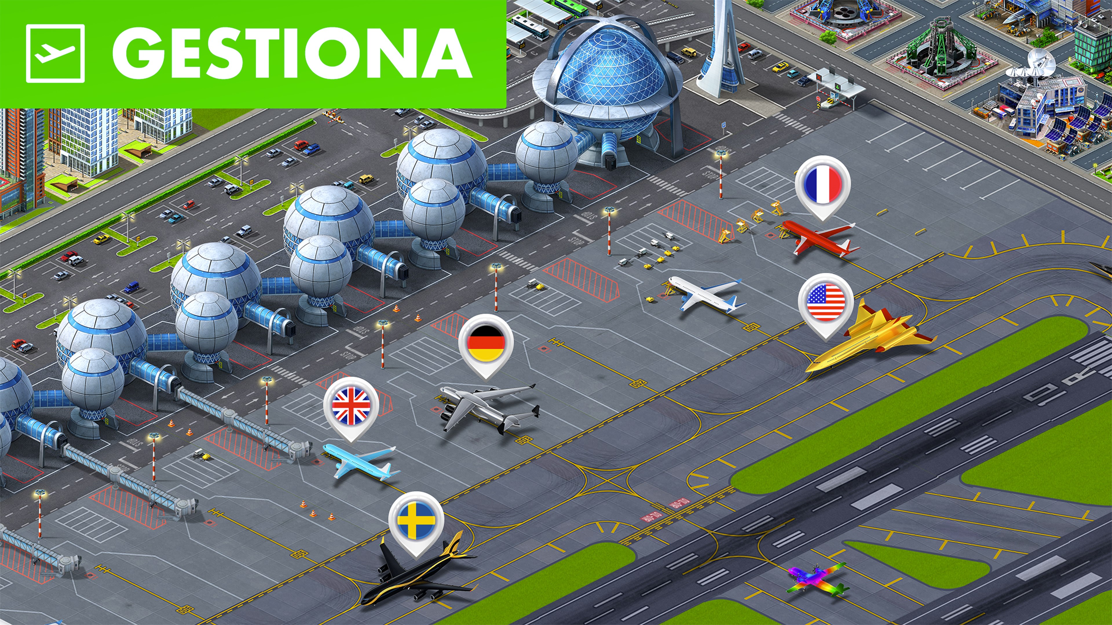 Captura de pantalla de Airport City