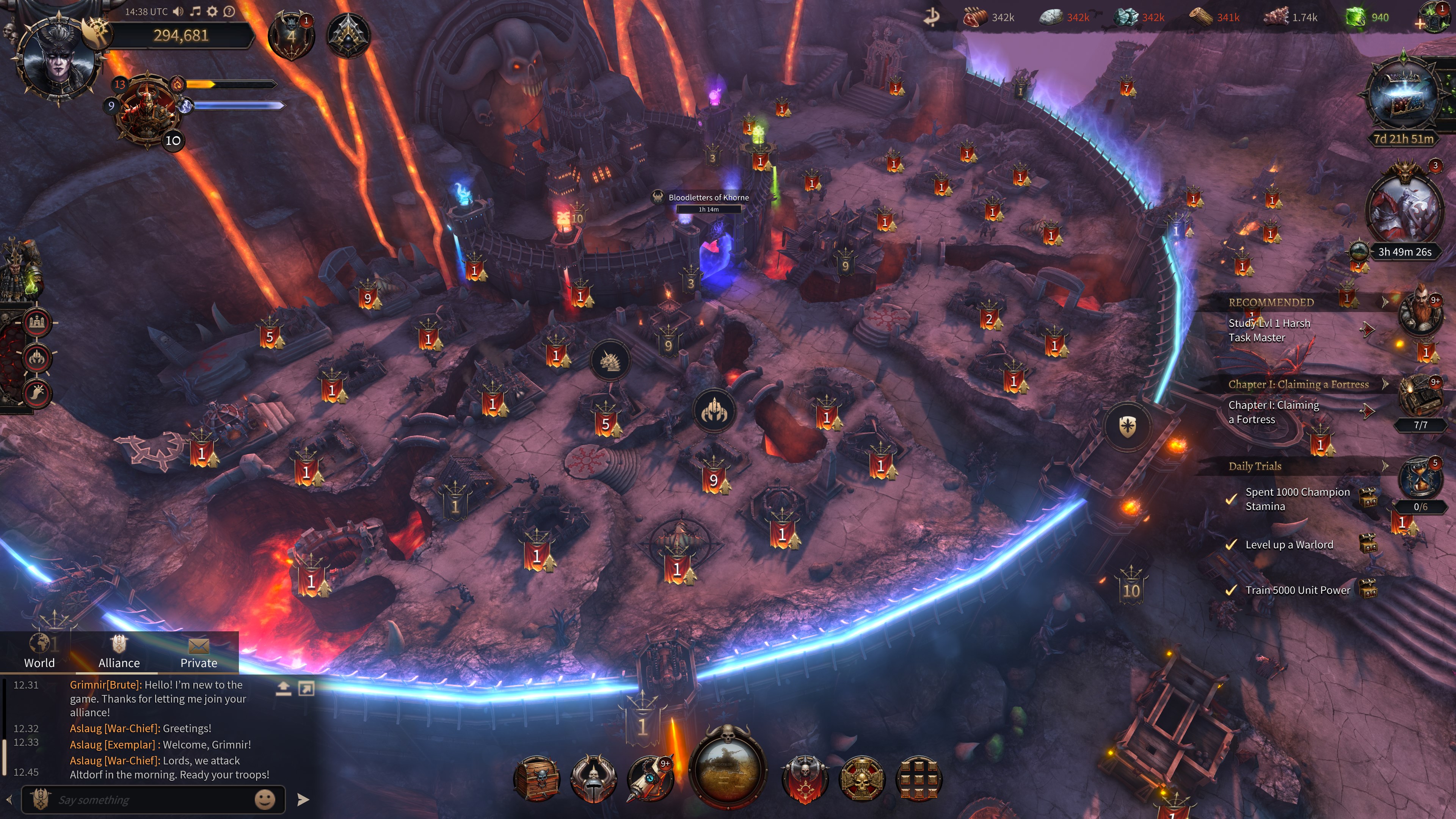 Captura de pantalla de Warhammer: Chaos & Conquest