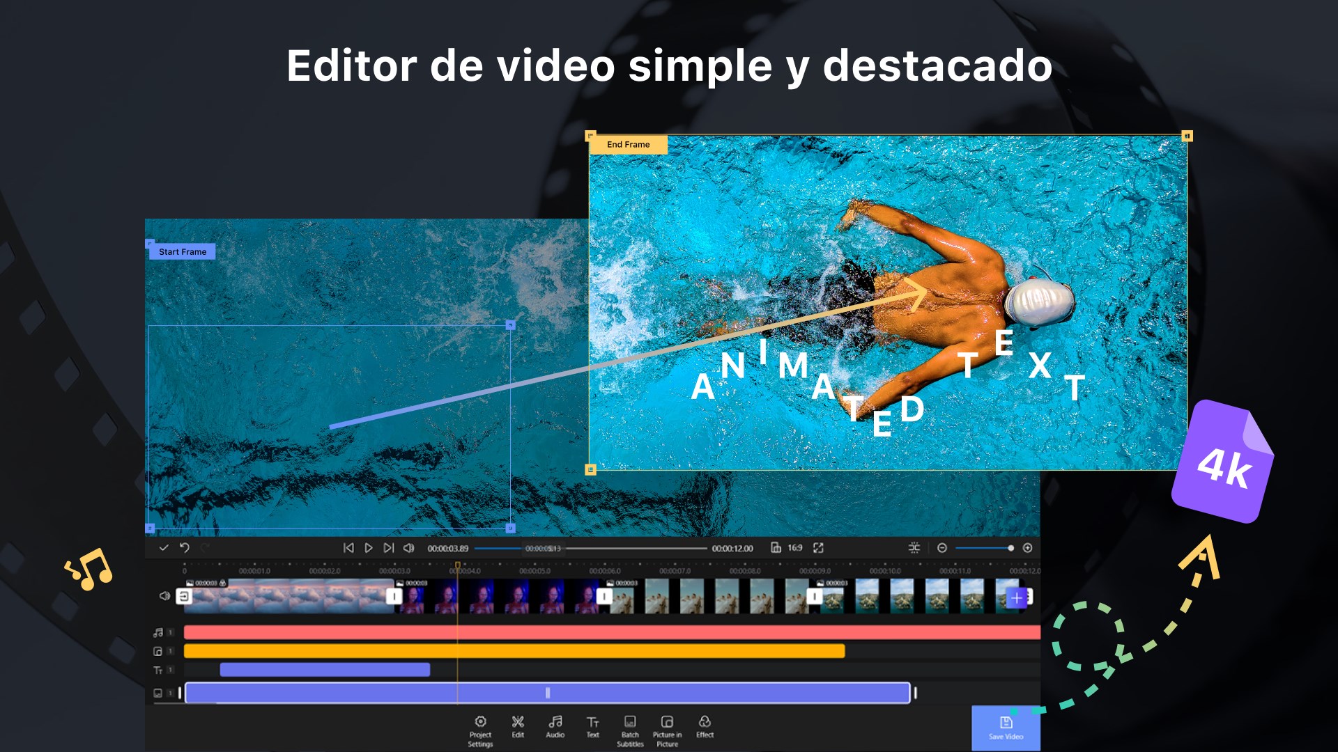 Captura de pantalla de Nex Video Editor – Easy movie maker app