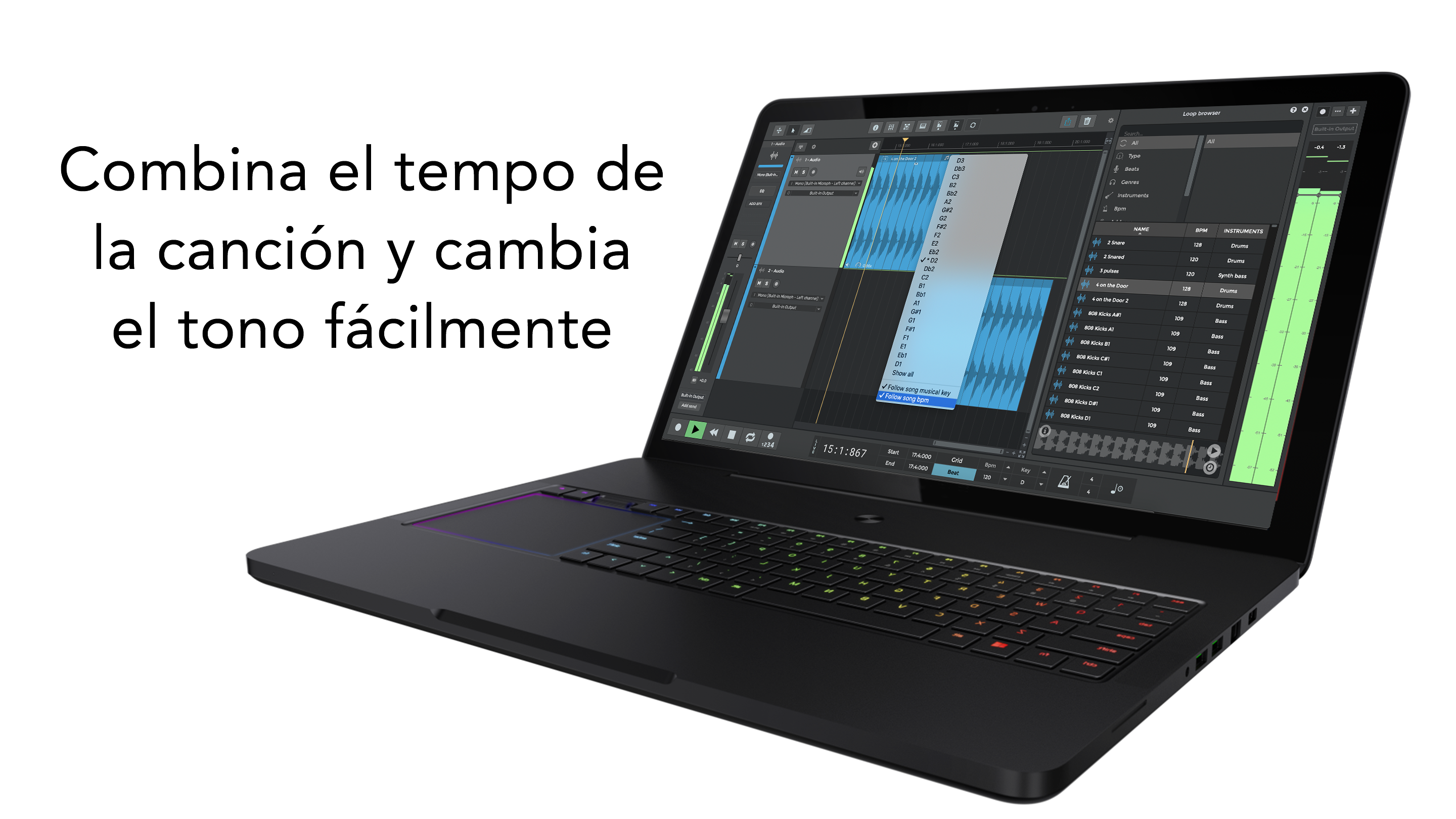 Captura de pantalla de n-Track Studio