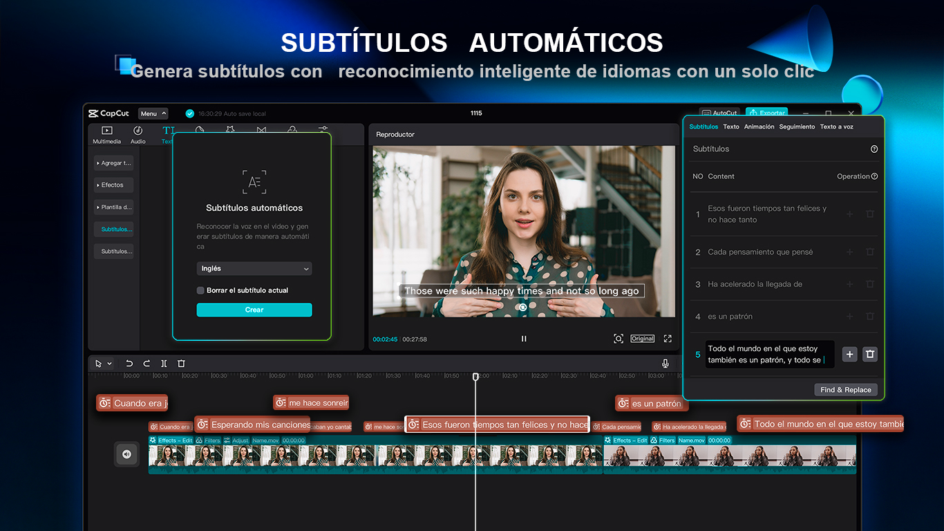 Captura de pantalla de CapCut