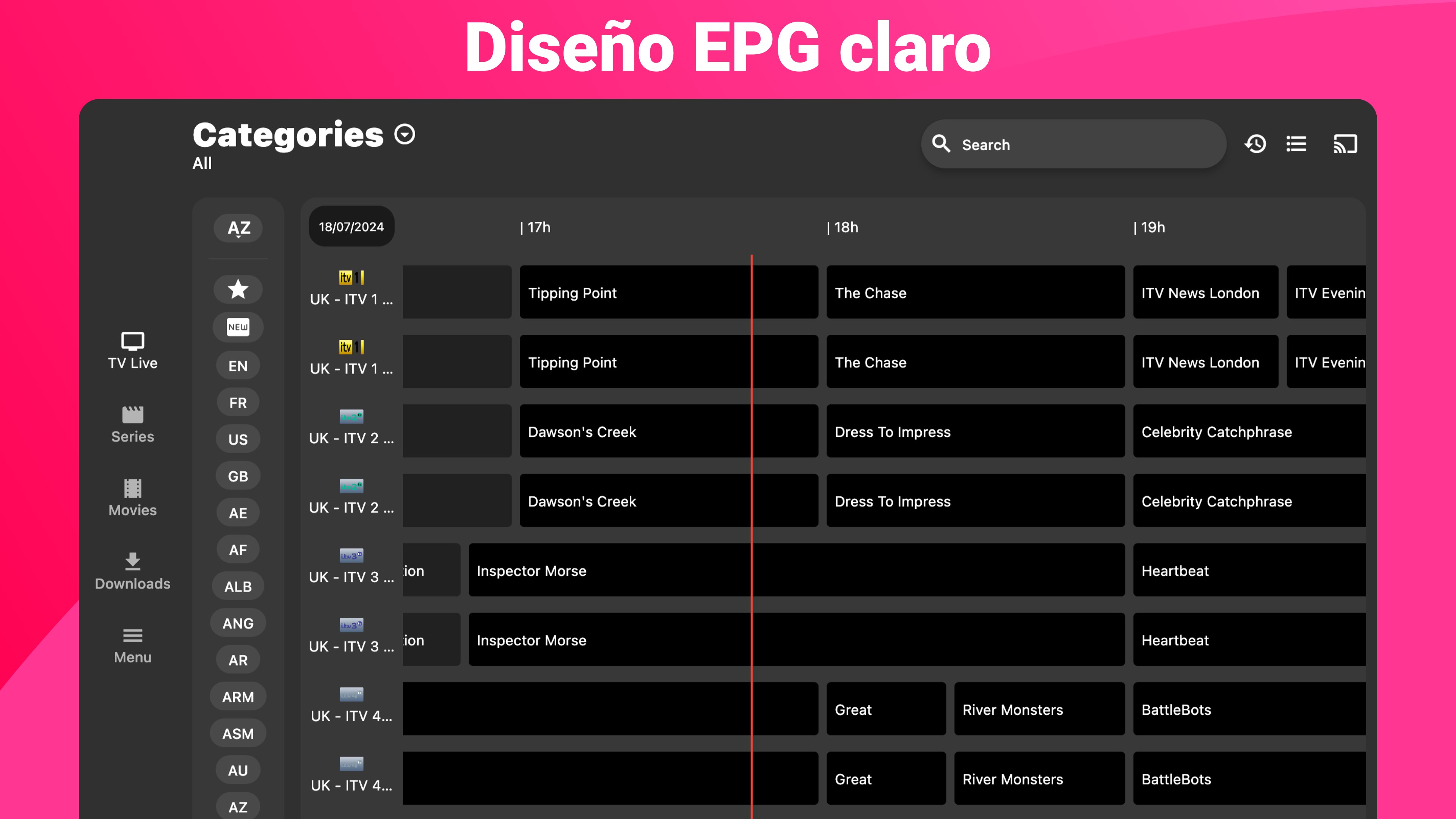 Captura de pantalla de IPTV Smarters Expert - PREMIUM
