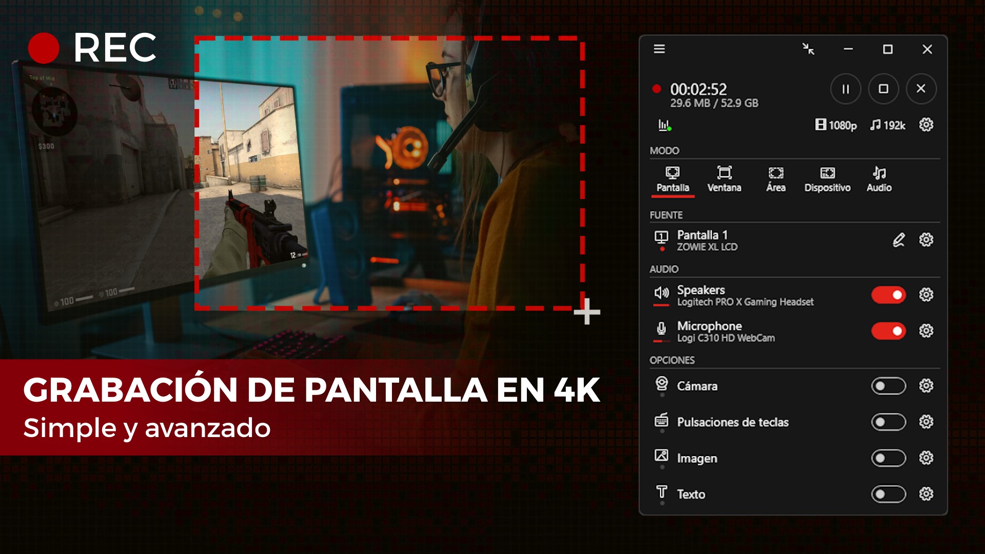 Captura de pantalla de Screenbits - Screen Recorder (Grabador de pantalla)
