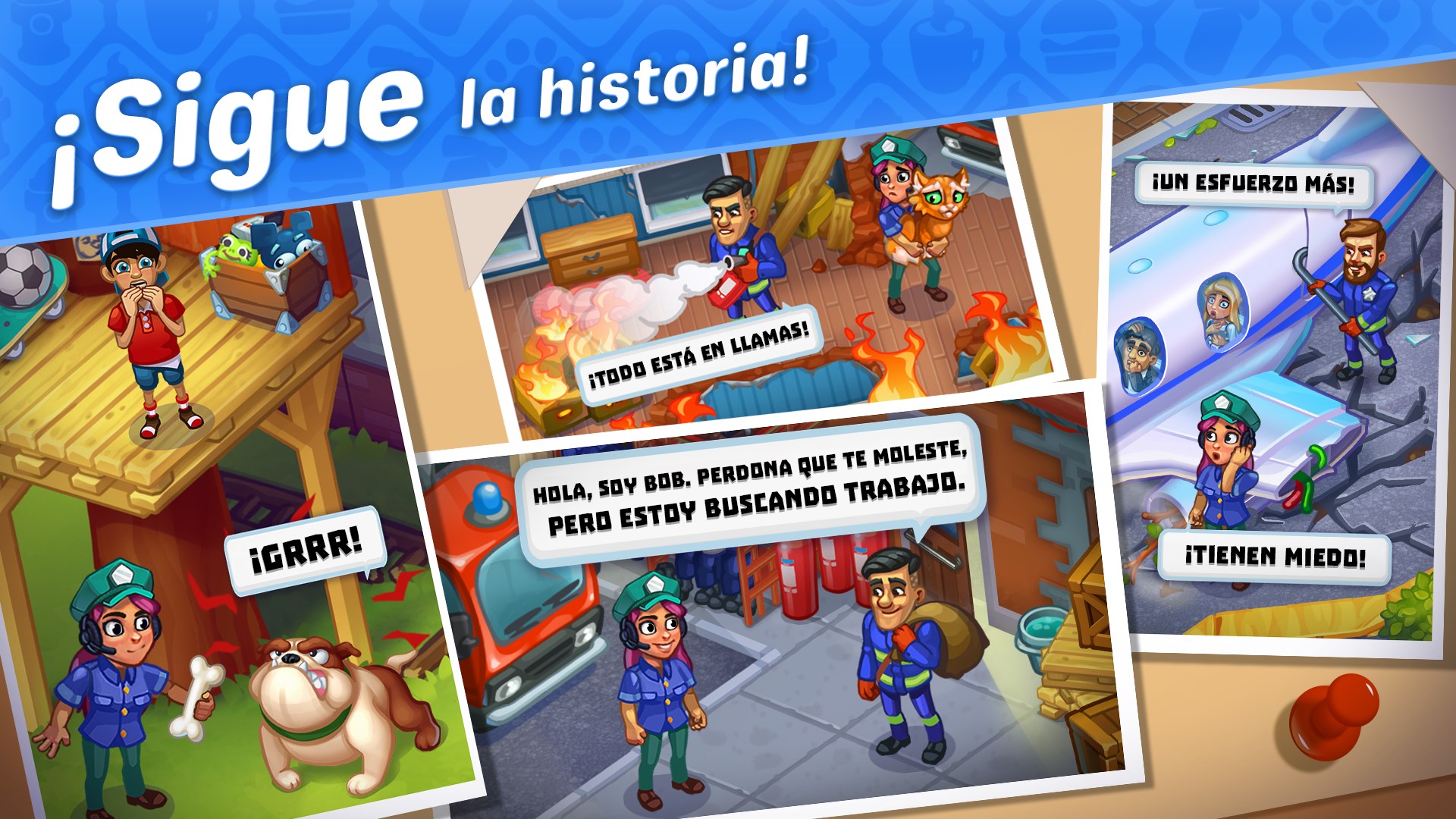Captura de pantalla de Rescue Dash Time Management Game