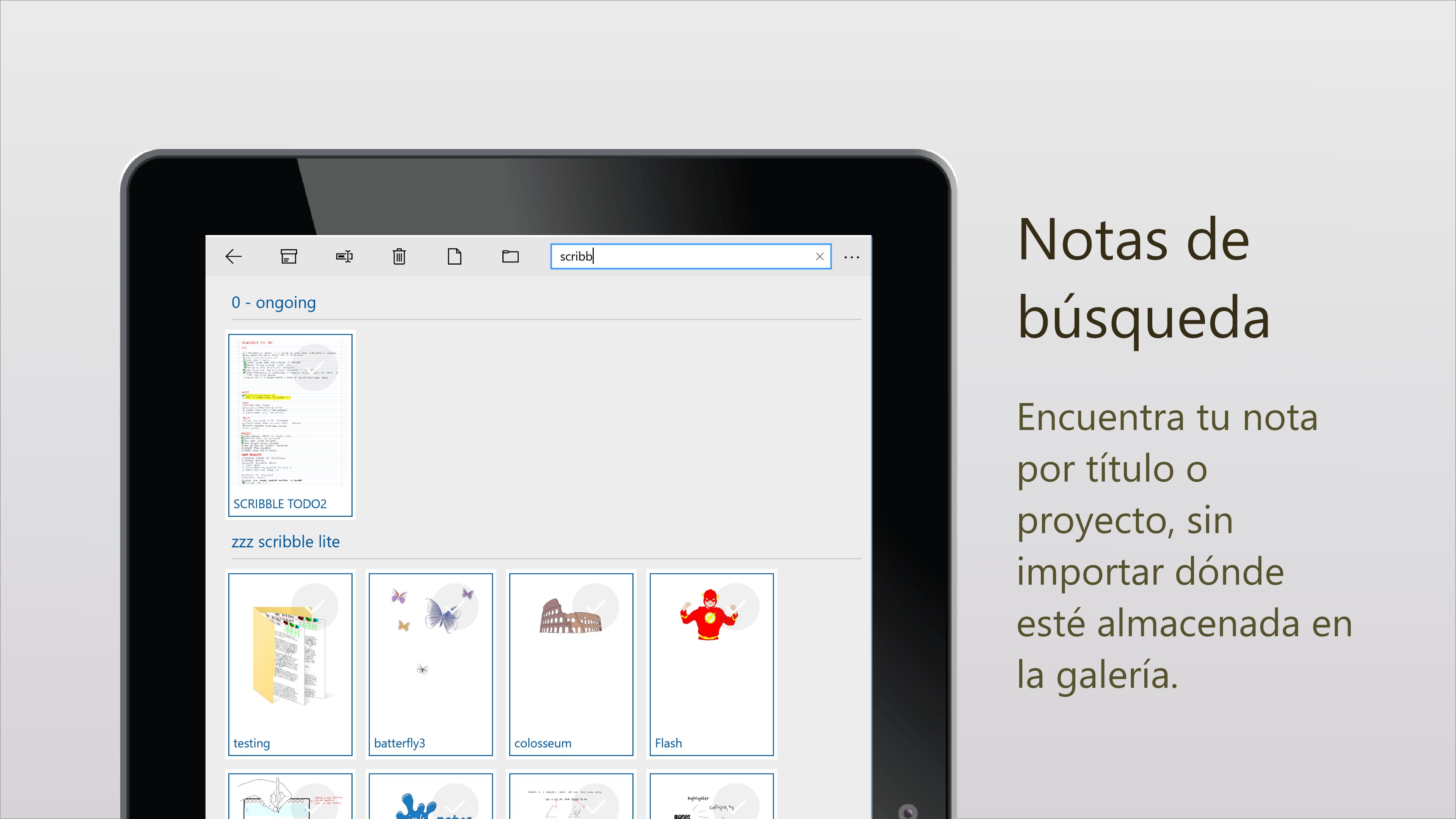 Captura de pantalla de Scrble Ink