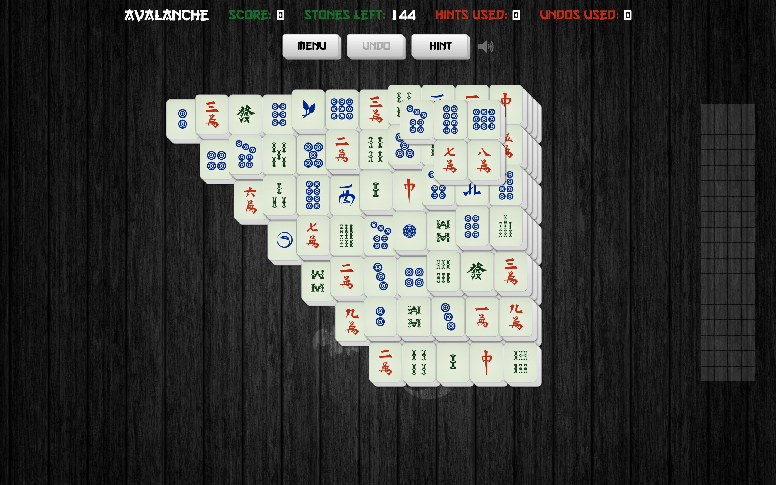 Mahjong Solitair screenshot