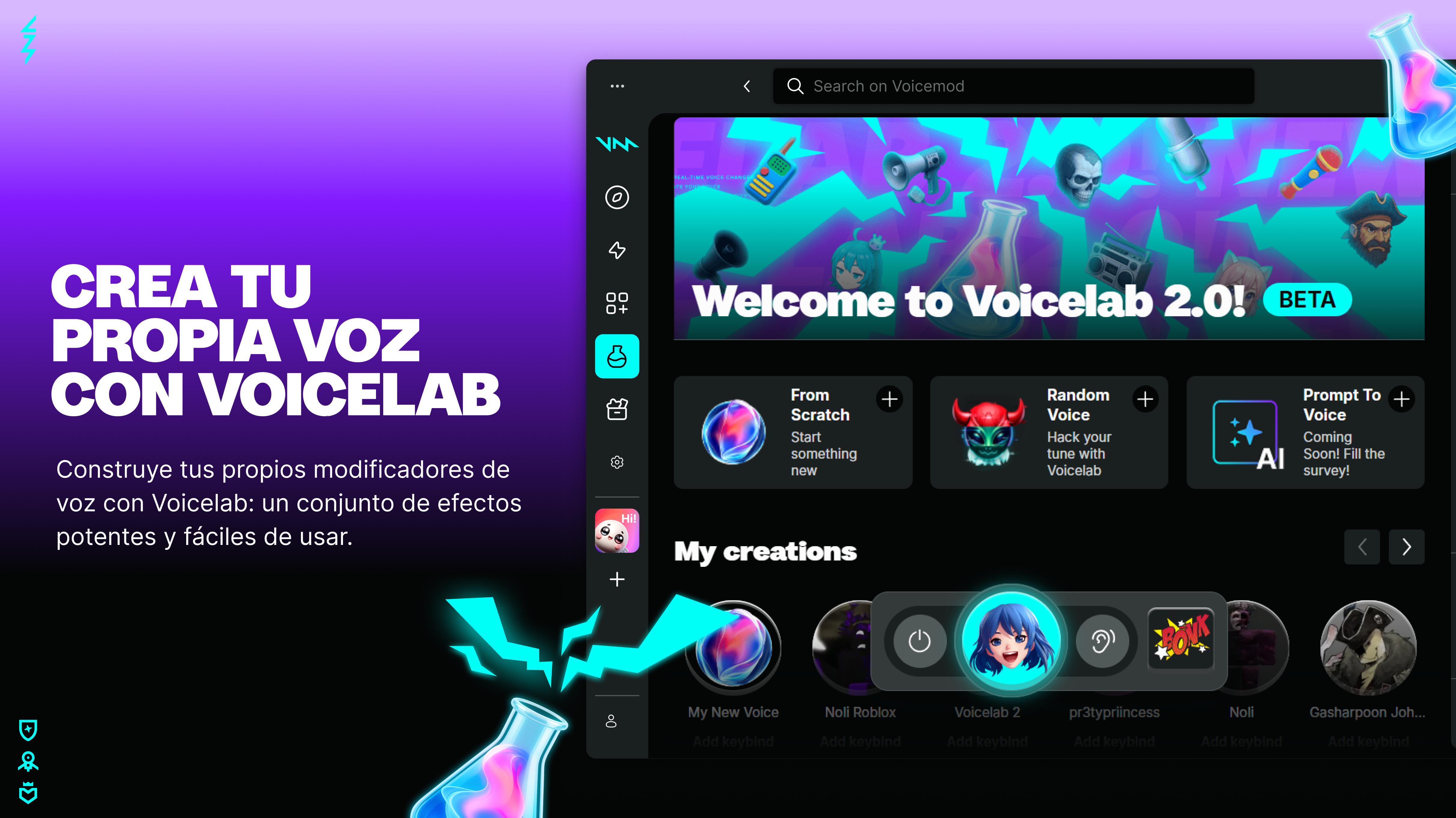 Captura de pantalla de Voicemod