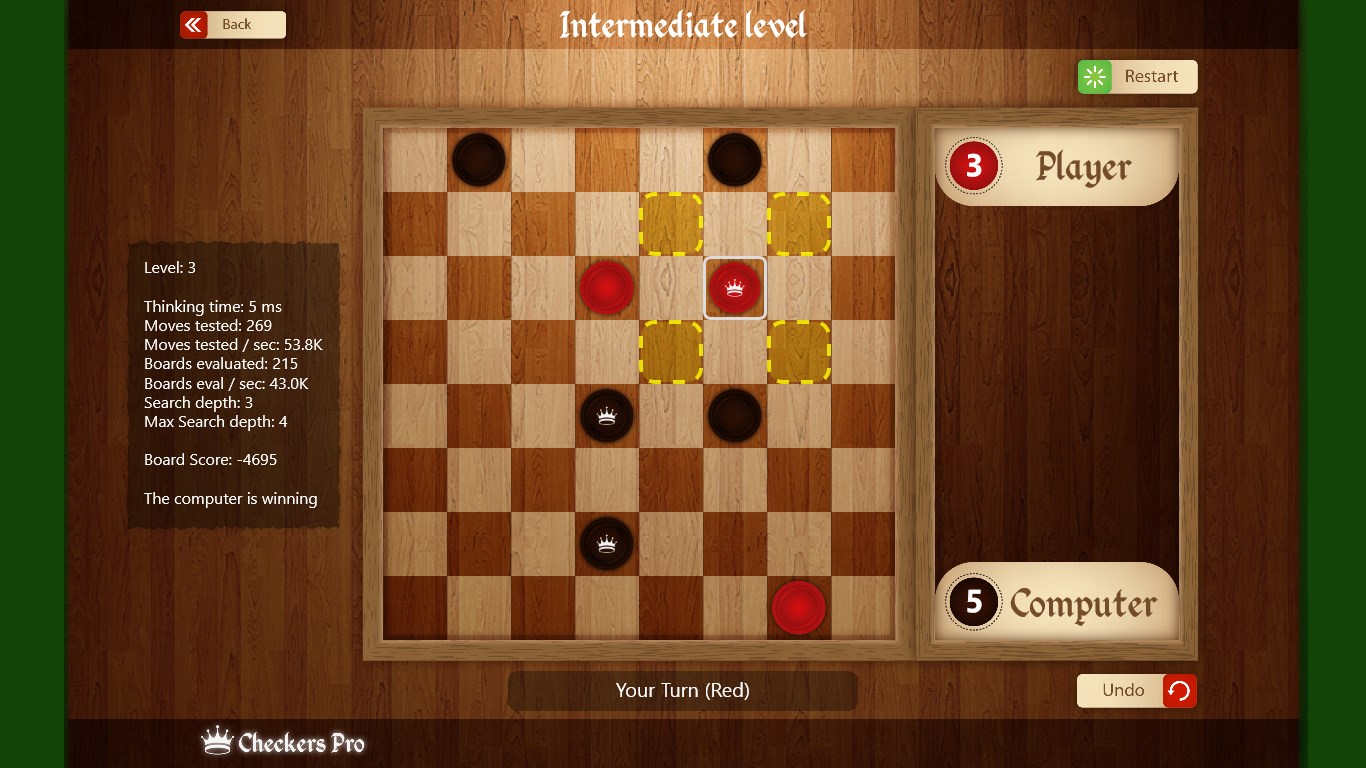 Checkers Pro Screenshot