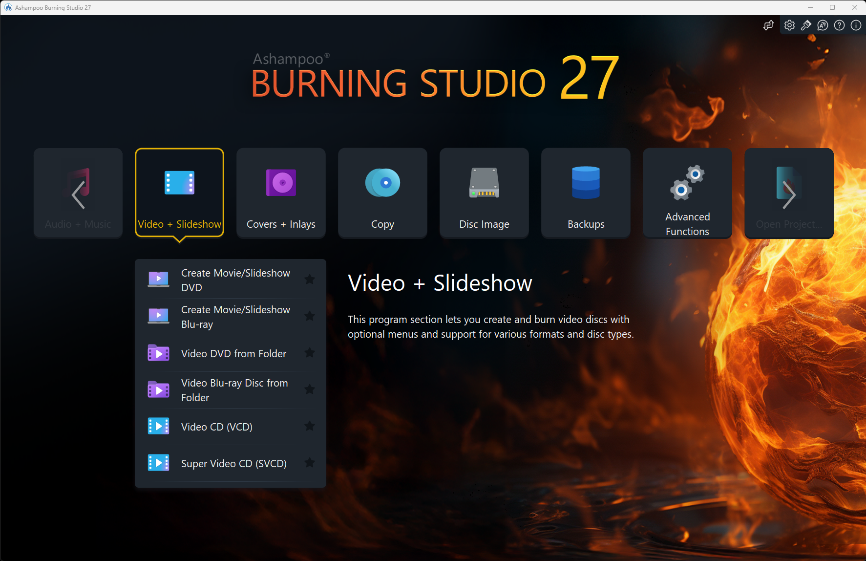 Ashampoo Burning Studio 27 screenshot