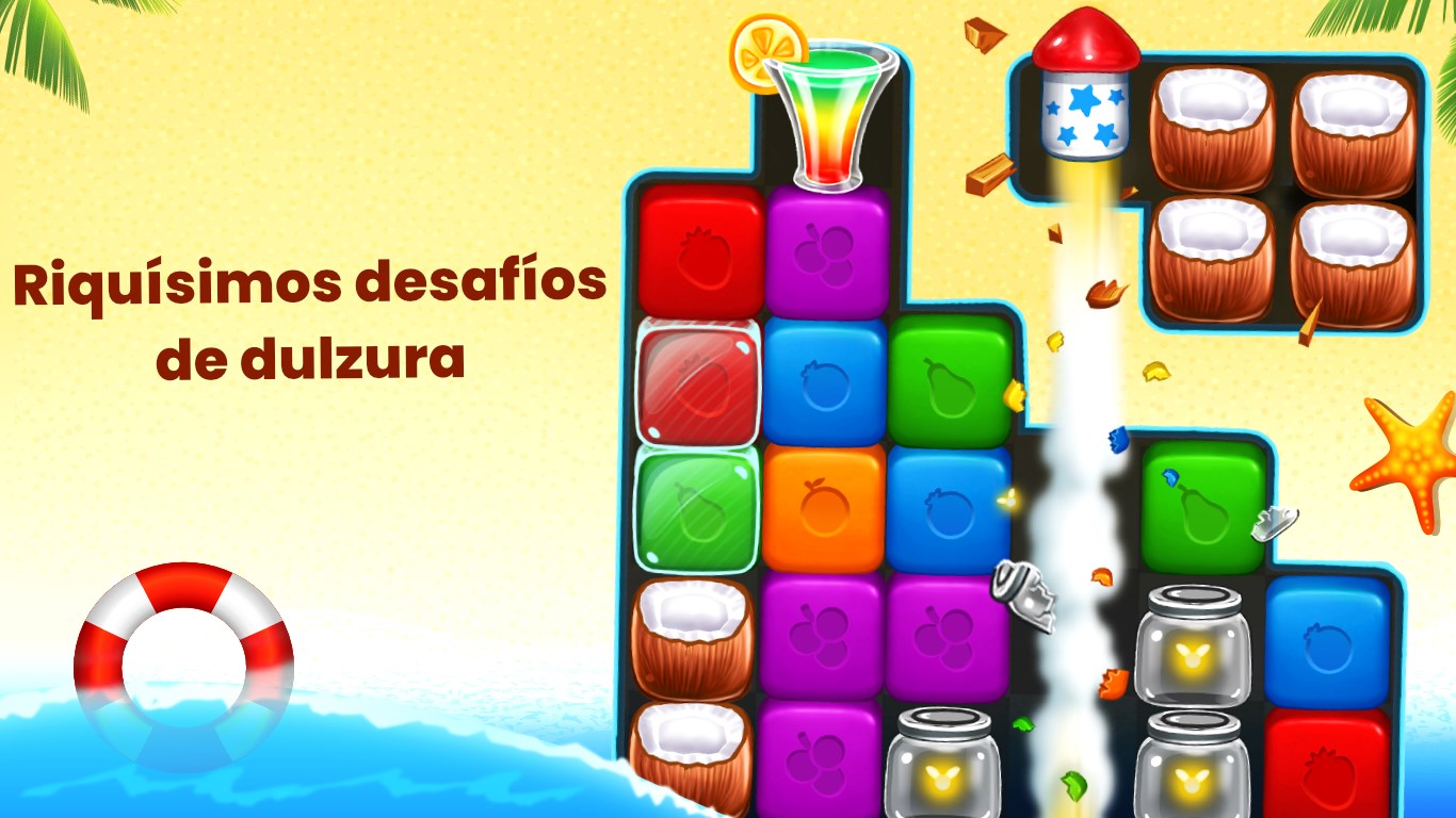 Captura de pantalla de Explosión de cubo frutal