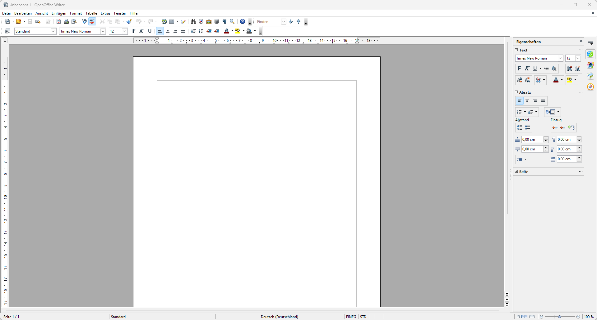 Apache OpenOffice Screenshot