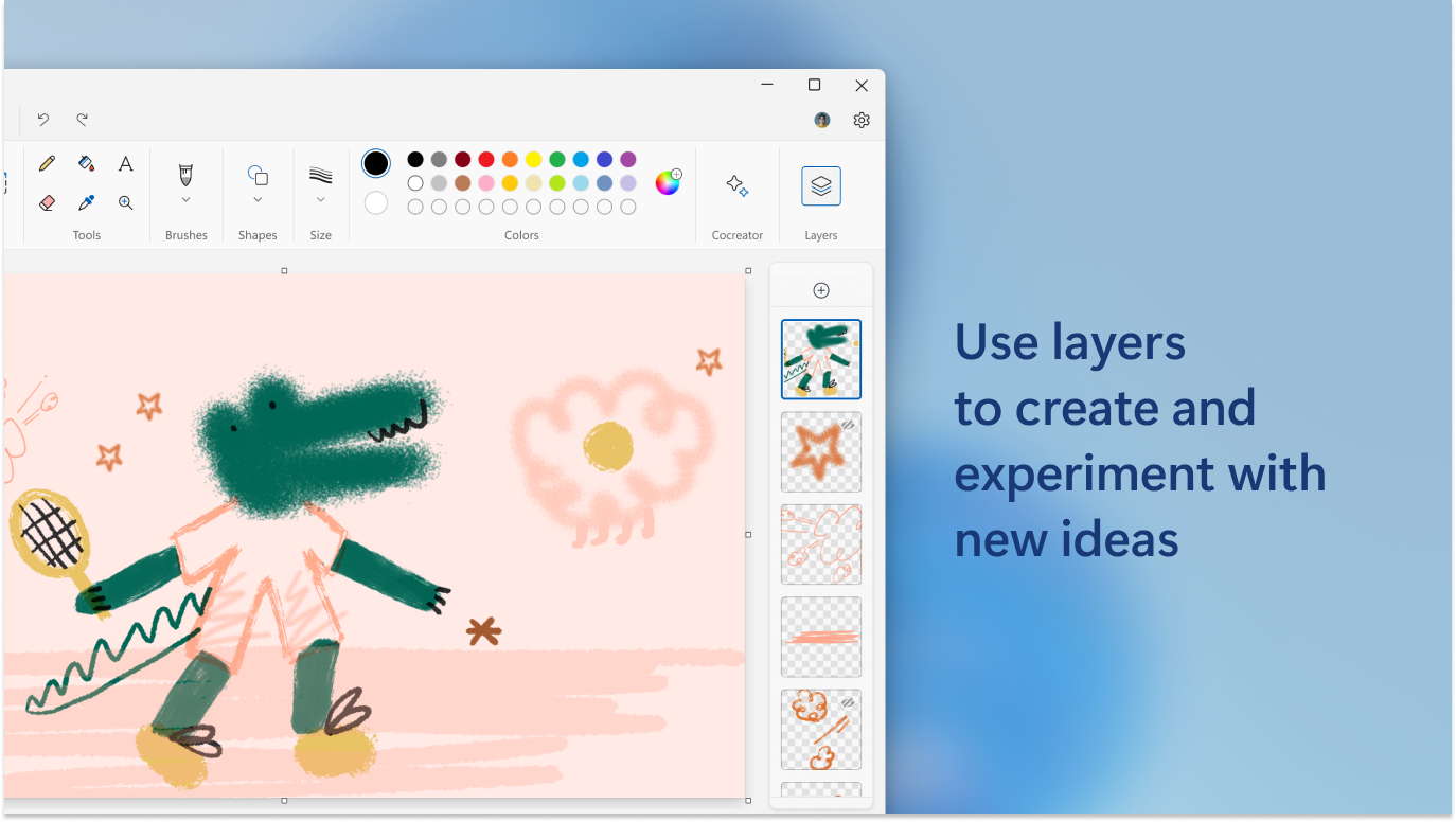 Captura de pantalla de Paint