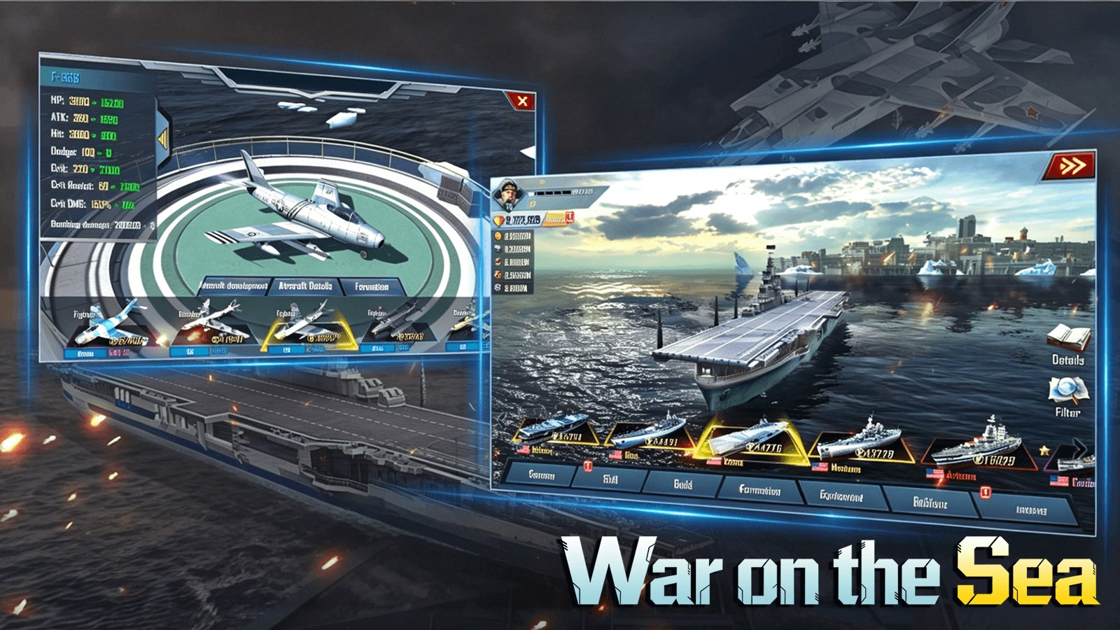 Captura de pantalla de War on the Sea