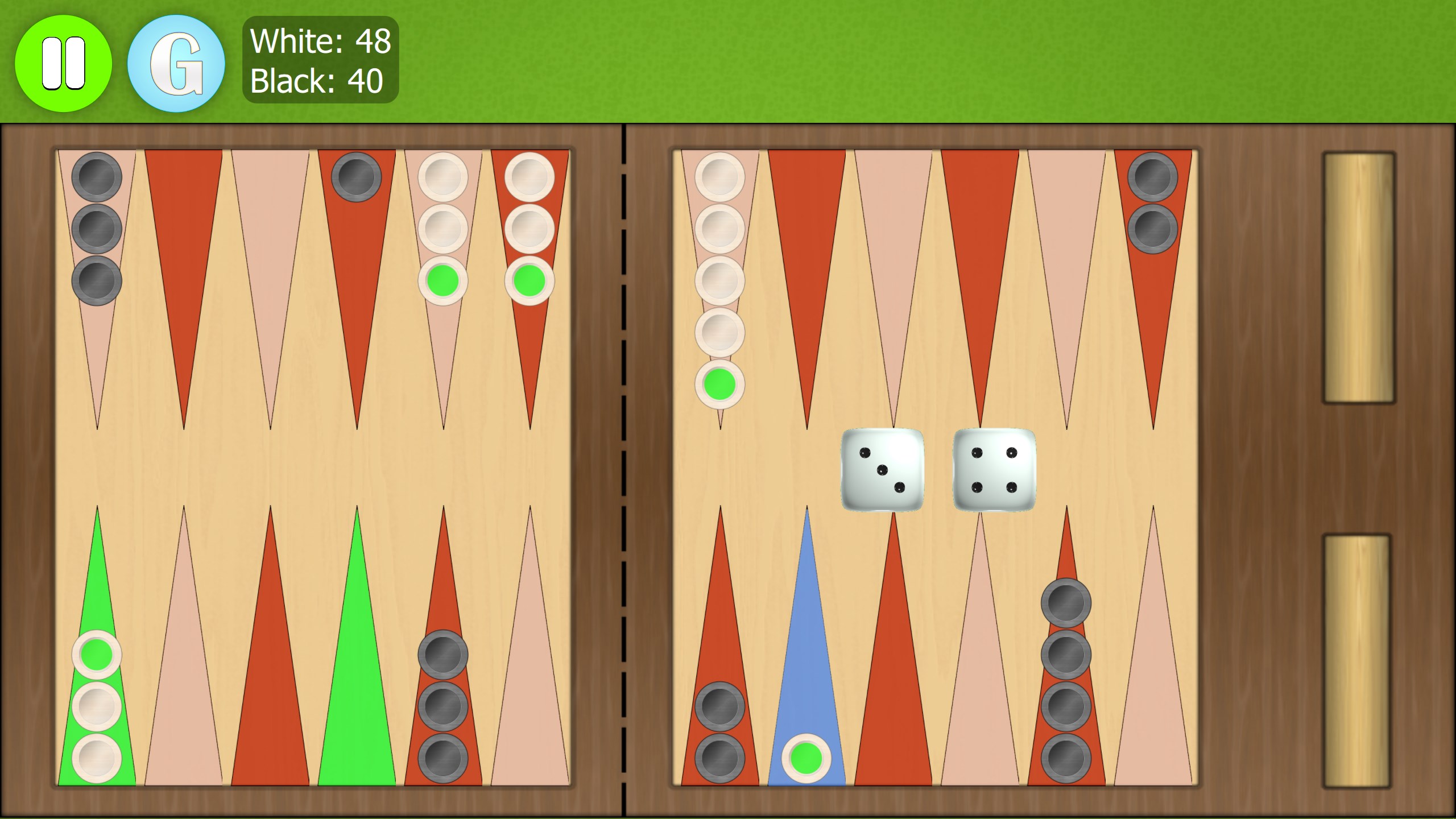 Backgammon Ultimate. screenshot