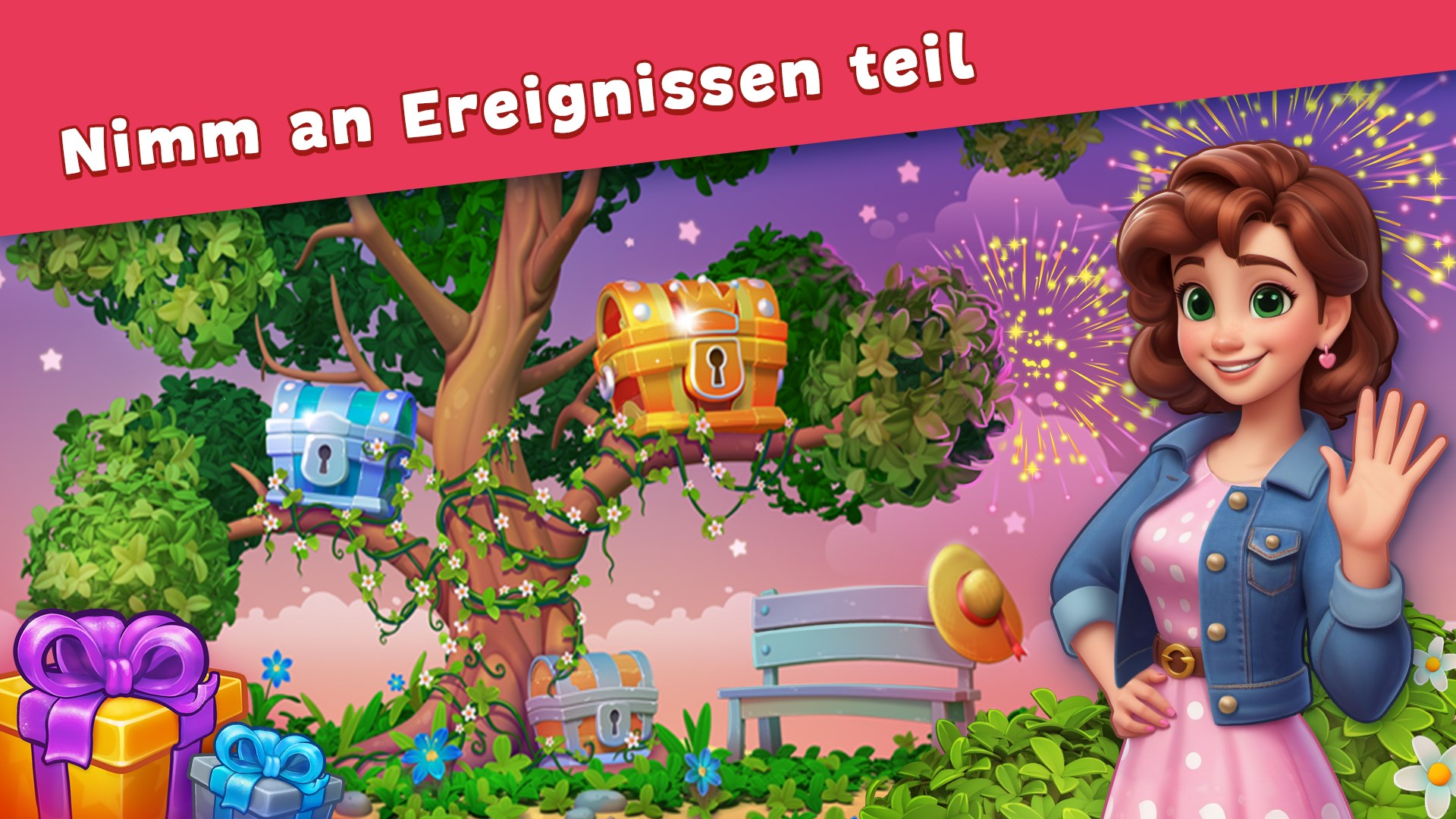 Gem Valley Match 3: Rätsel Screenshot