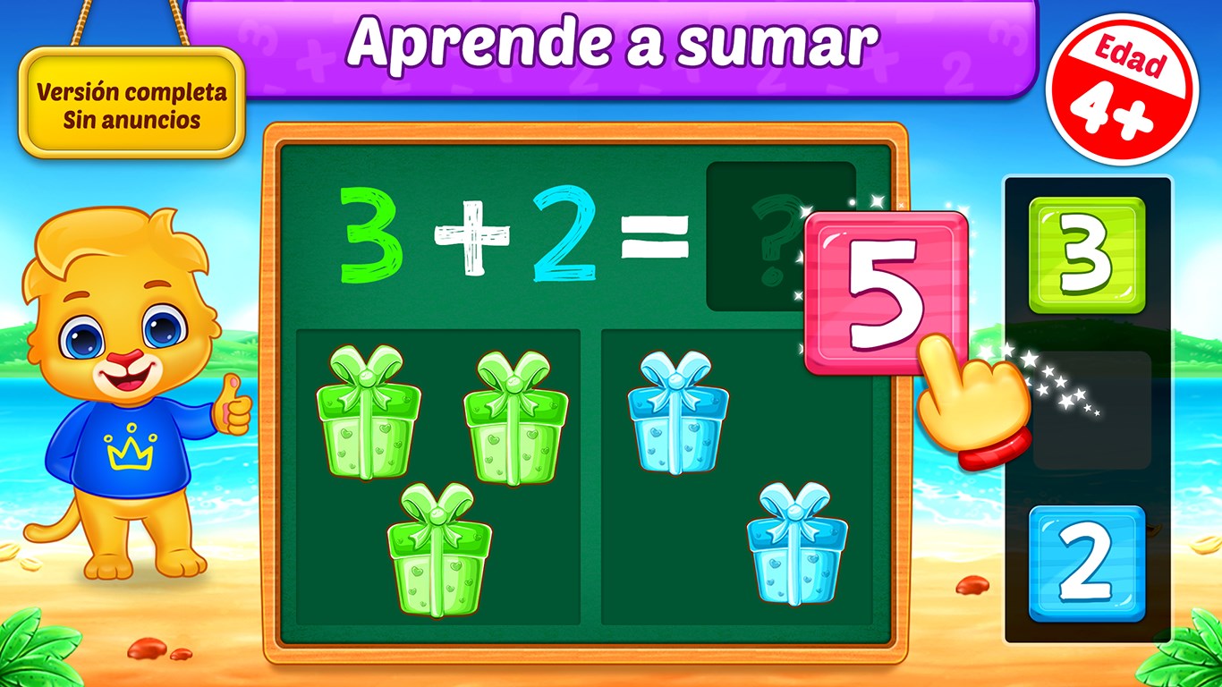 Captura de pantalla de Math Kids - suma, resta, cuenta y aprende