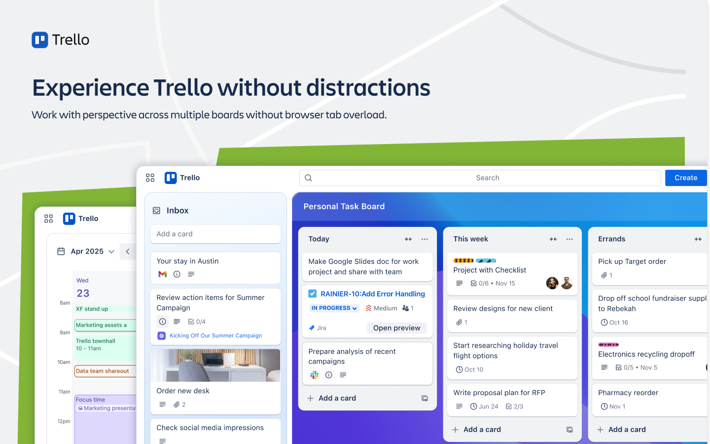 Captura de pantalla de Trello