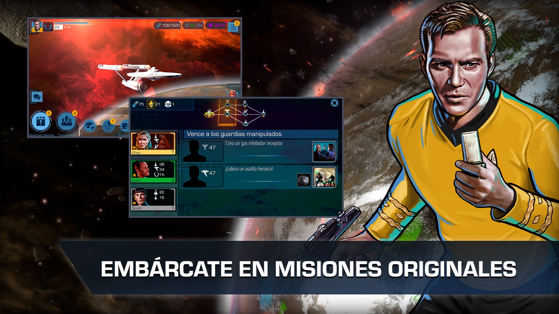 Captura de pantalla de Star Trek Timelines