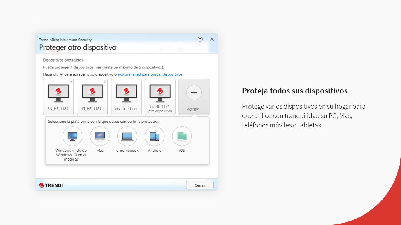 Captura de pantalla de Trend Micro Maximum Security