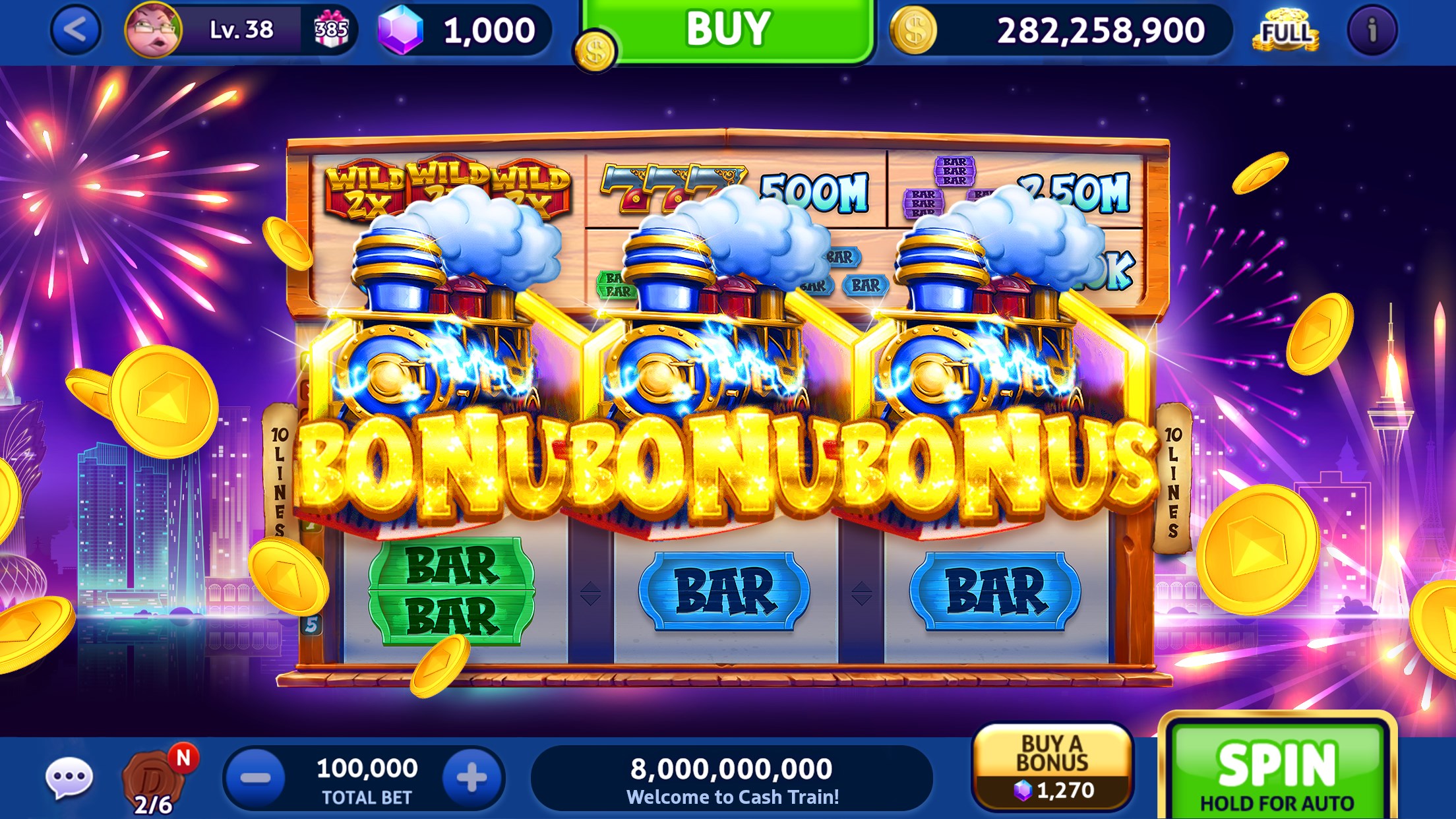 Captura de pantalla de Cash Billionaire Casino - Slot Machine Games