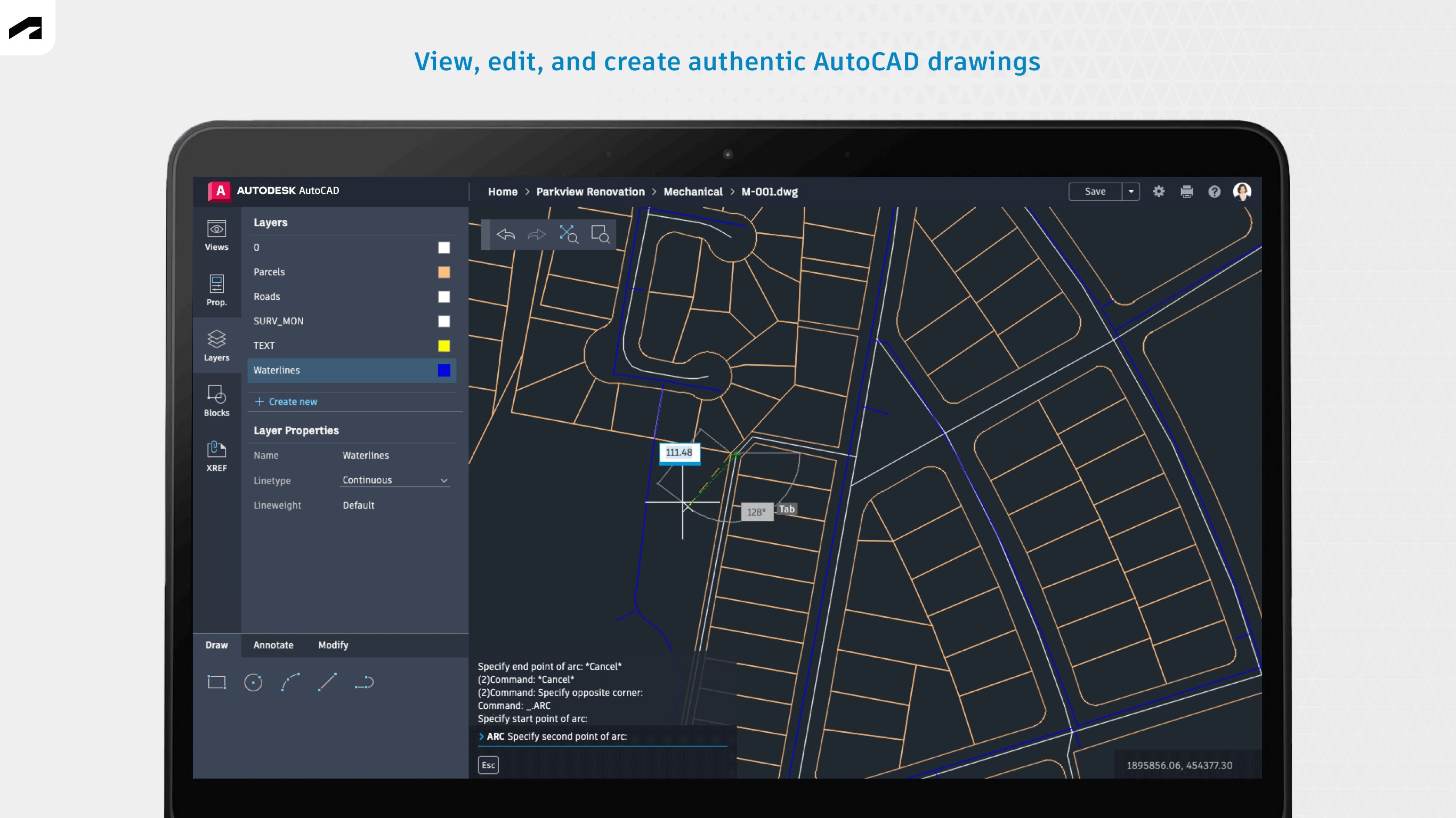 Captura de pantalla de AutoCAD - DWG Viewer & Editor