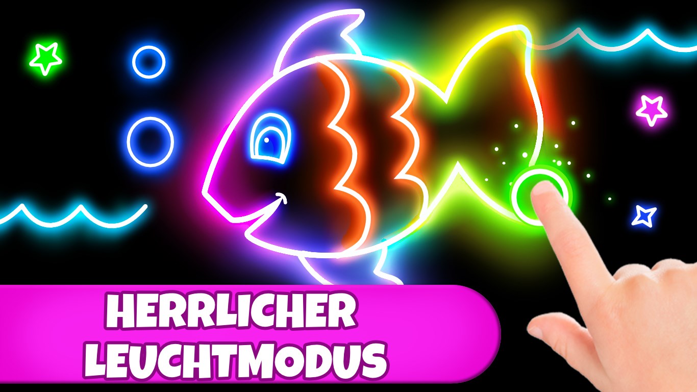 Ausmalspiele: Malbuch, Malen, Glow Draw Screenshot