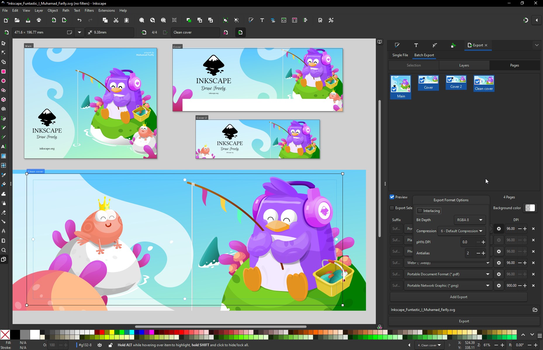Inkscape screenshot