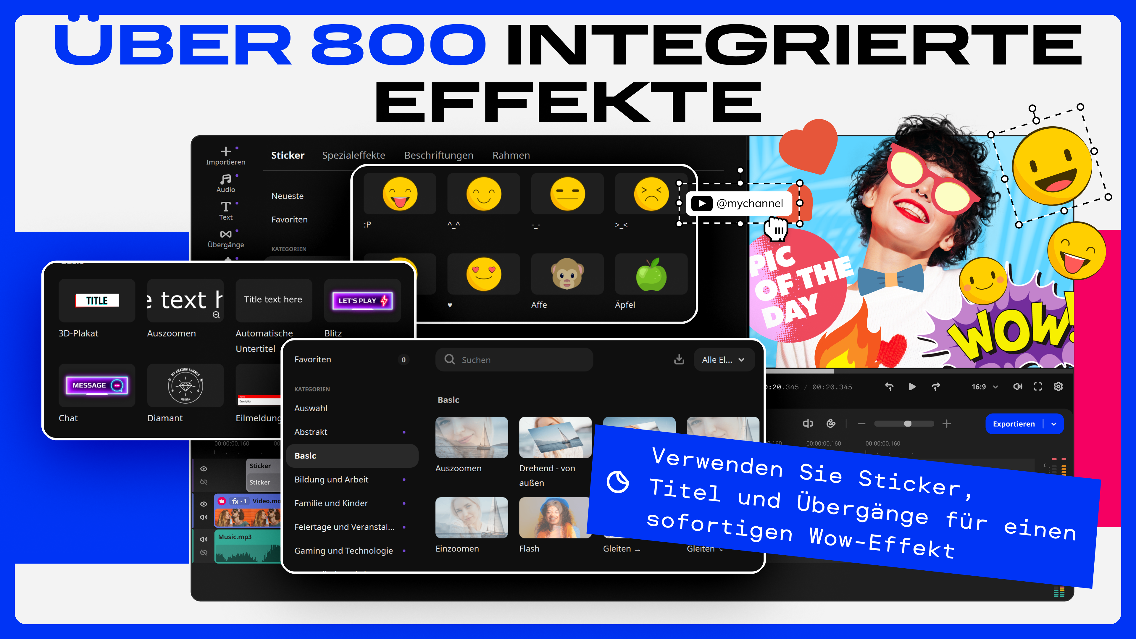 Movavi Video Editor Screenshot