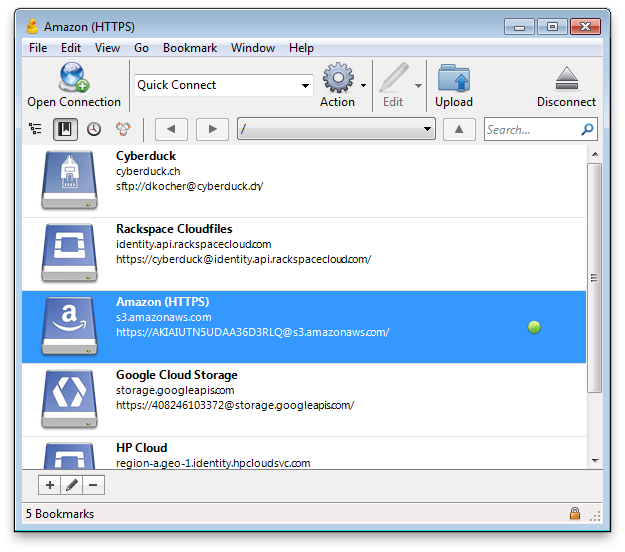 Cyberduck screenshot