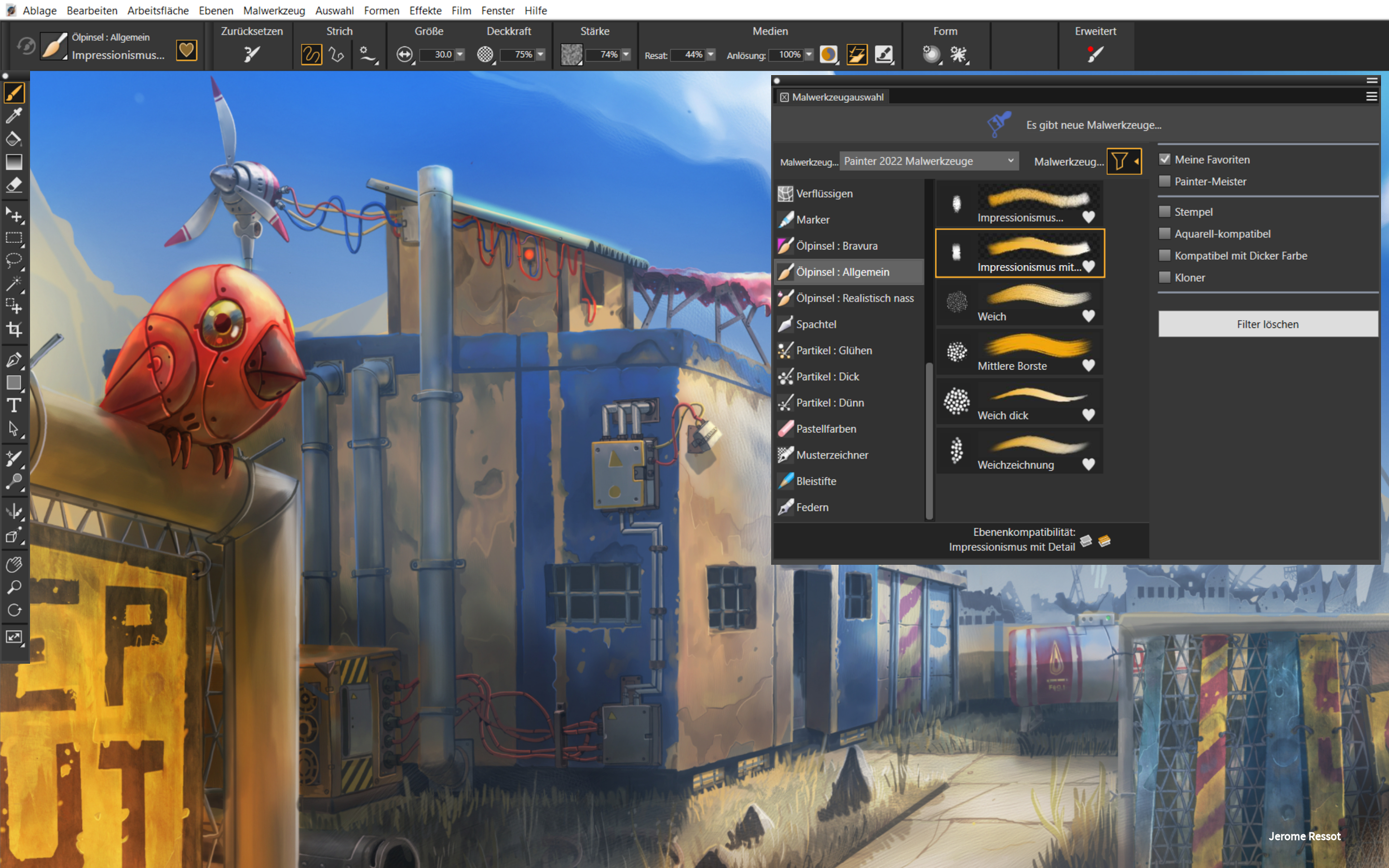 Corel Painter Screenshot