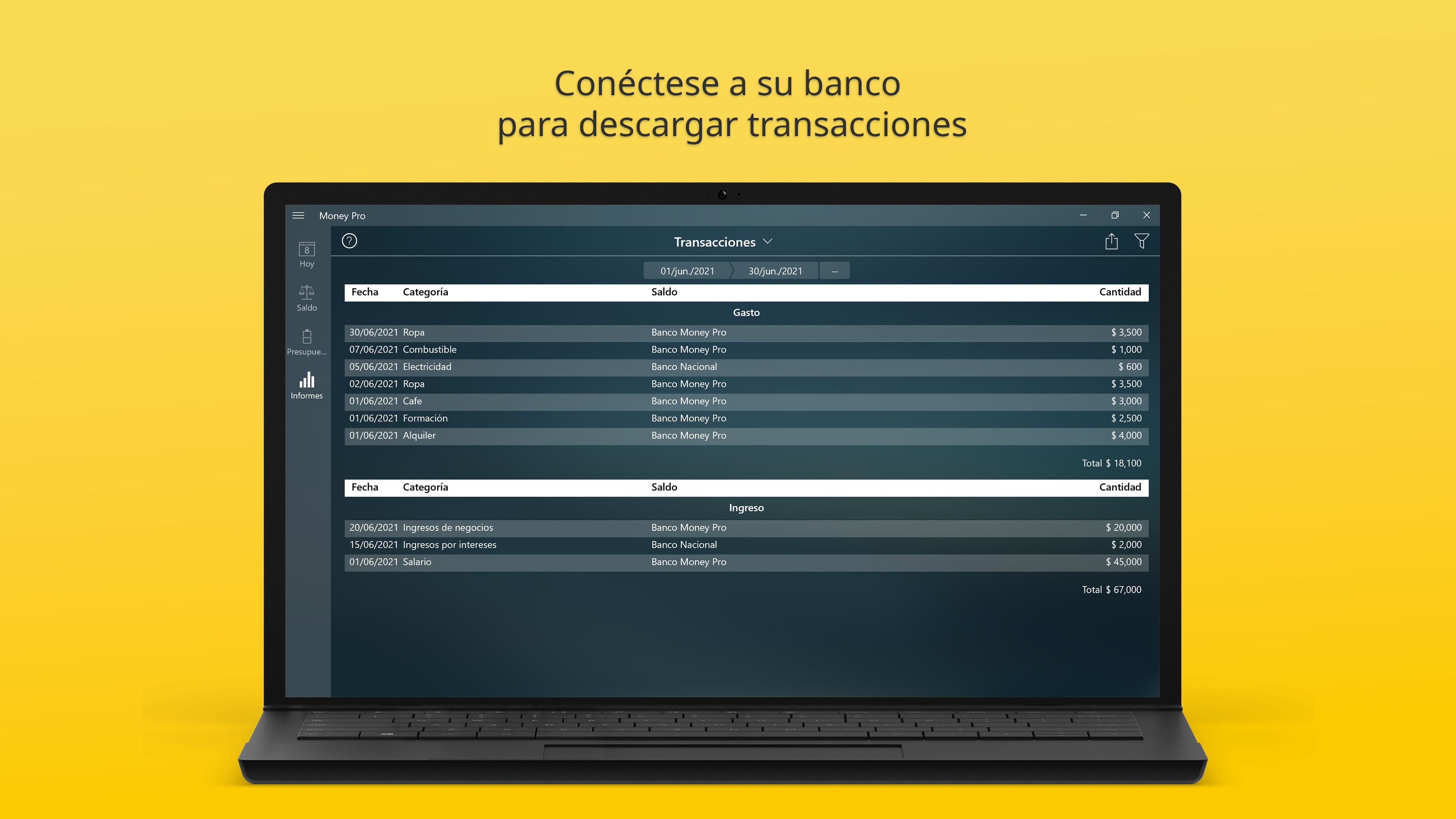 Captura de pantalla de Money Pro - Finanzas Personales, Presupuesto