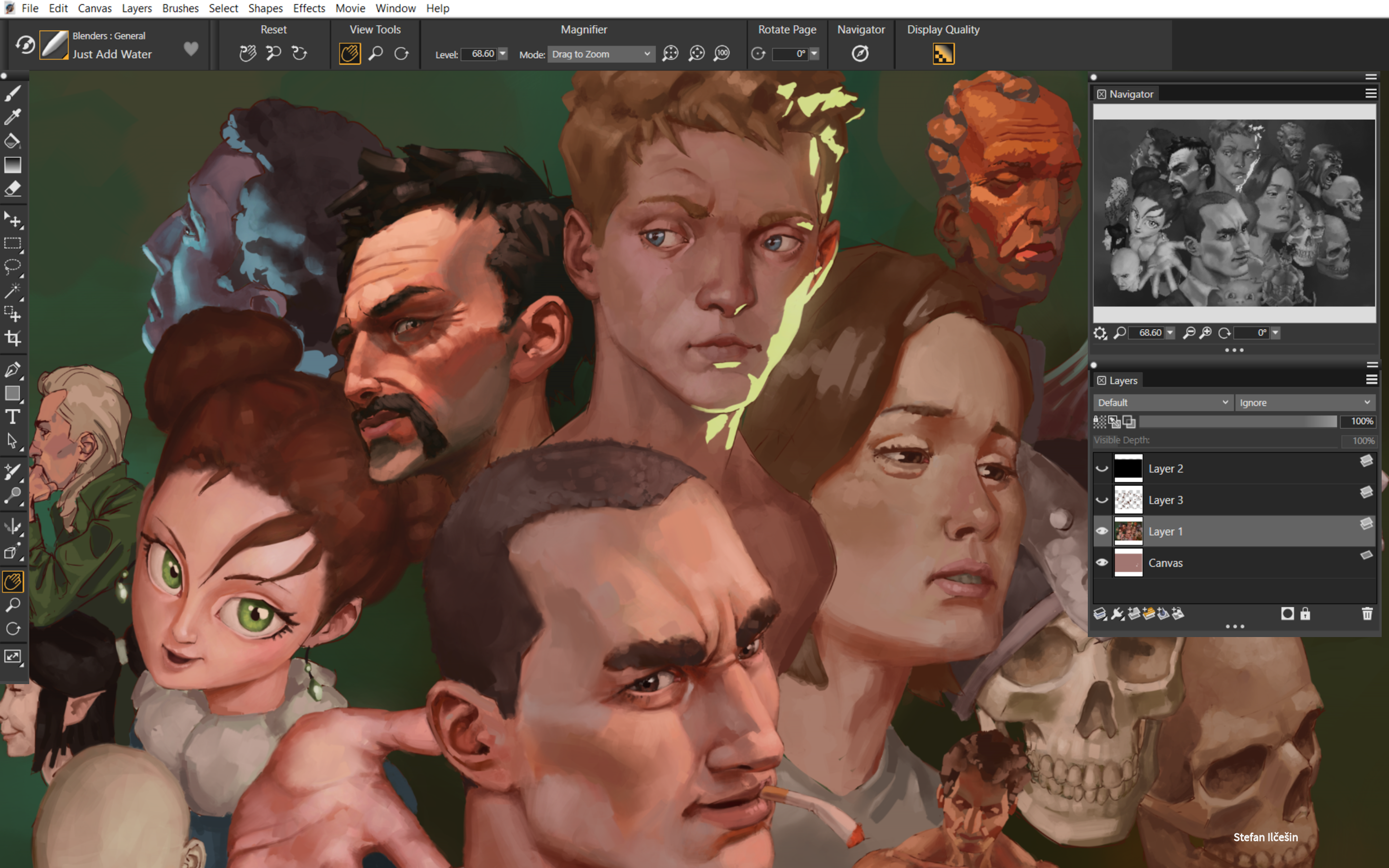 Corel Painter screenshot