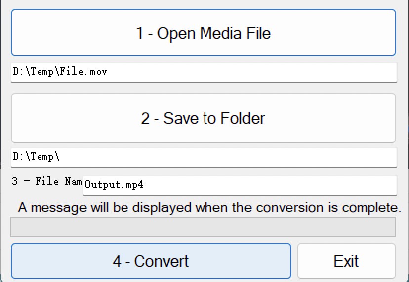 DAT Media Conversion Tool : DAT to MP4 screenshot