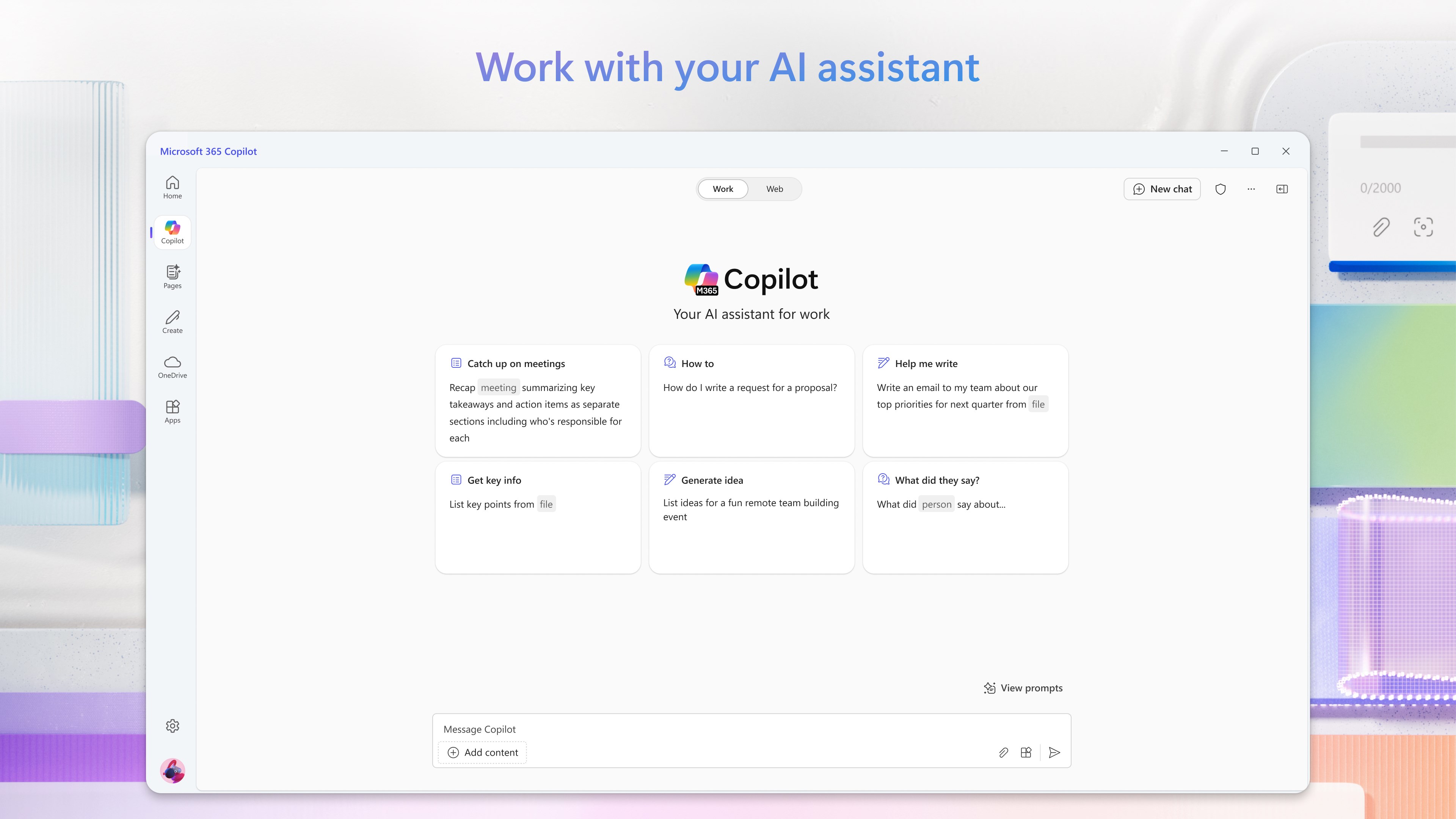 Microsoft 365 Copilot Screenshot