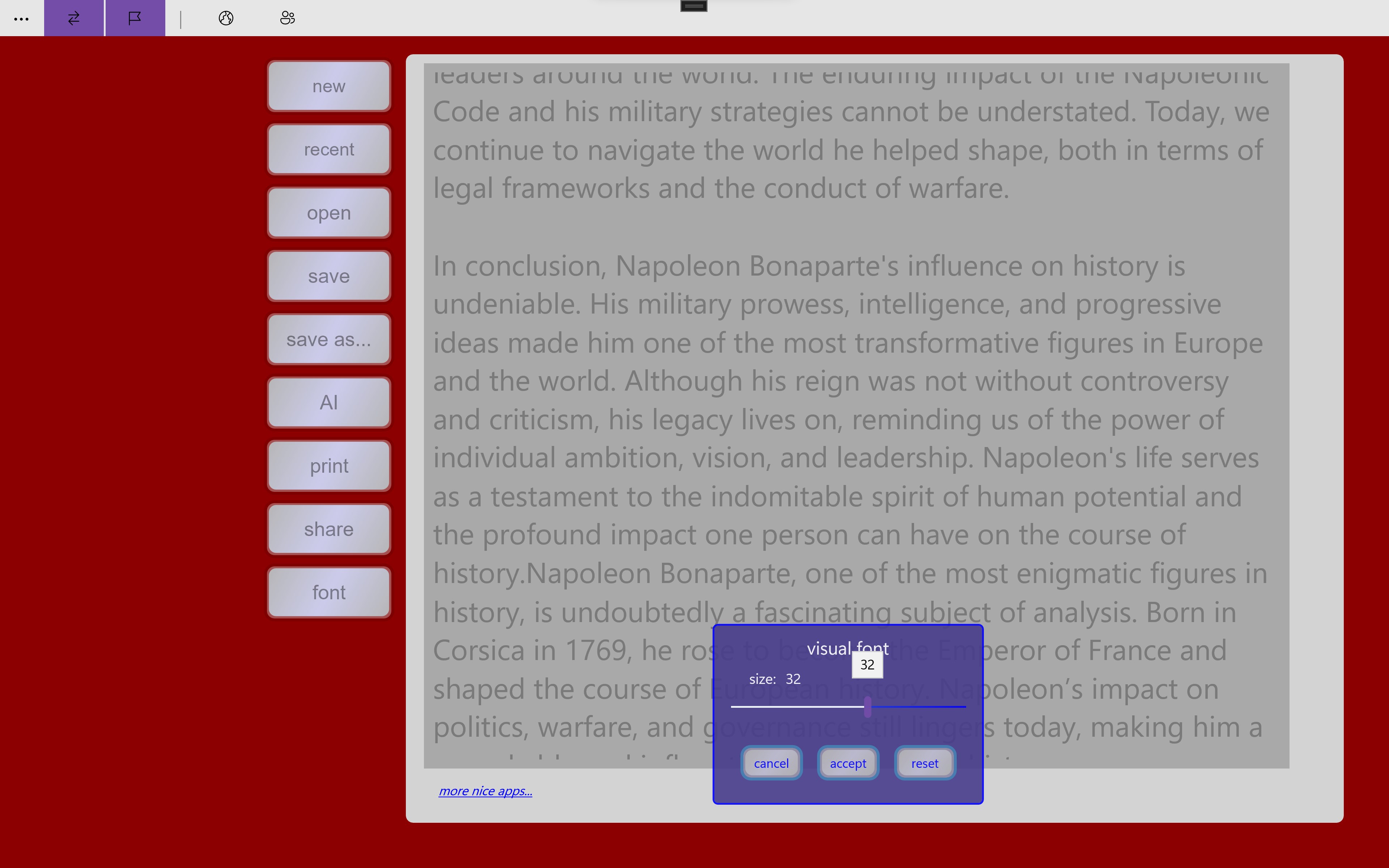 WordPad TextNote screenshot